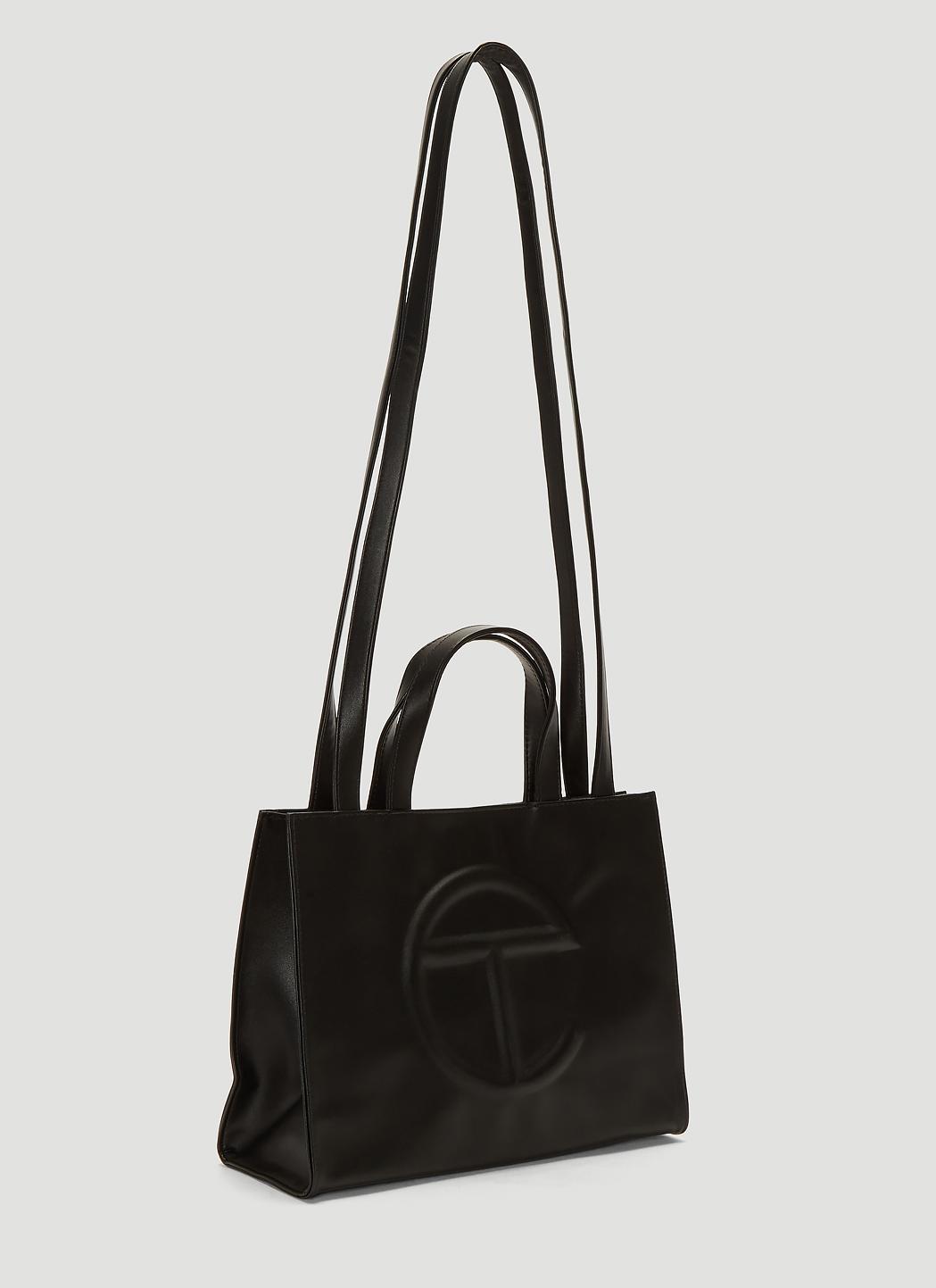 Telfar Medium Shopping Bag Black-1