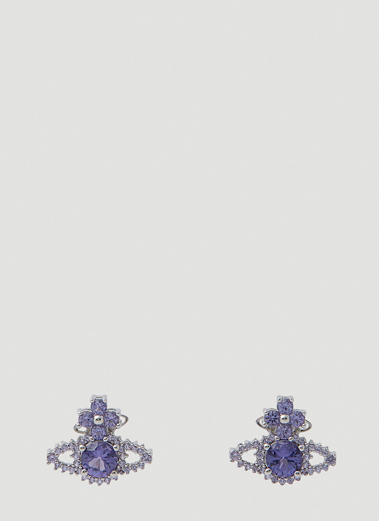 Vivienne Westwood Valentina Orb Earrings in White Lyst