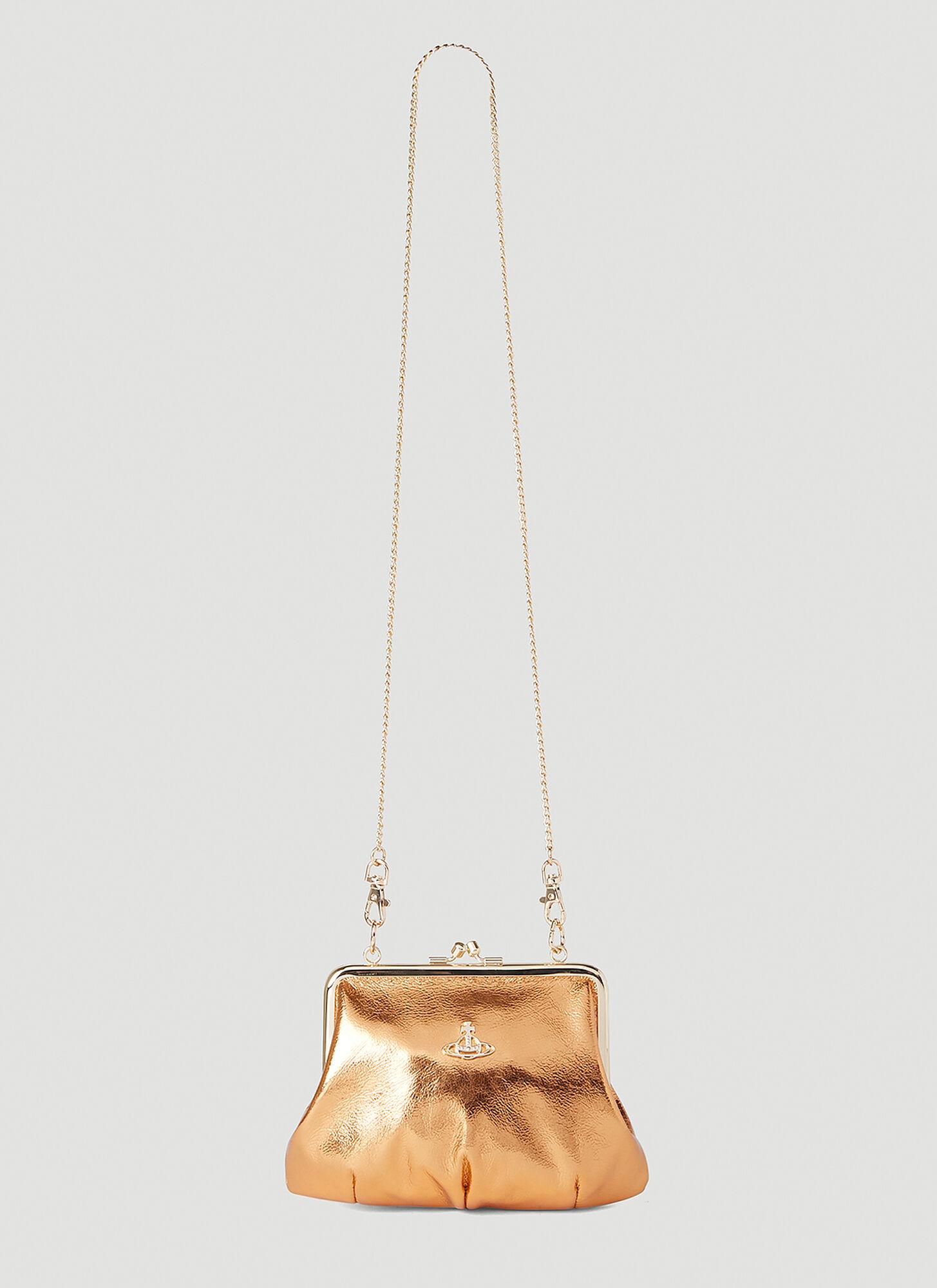 Vivienne Westwood Granny Frame Clutch Bag in Natural | Lyst