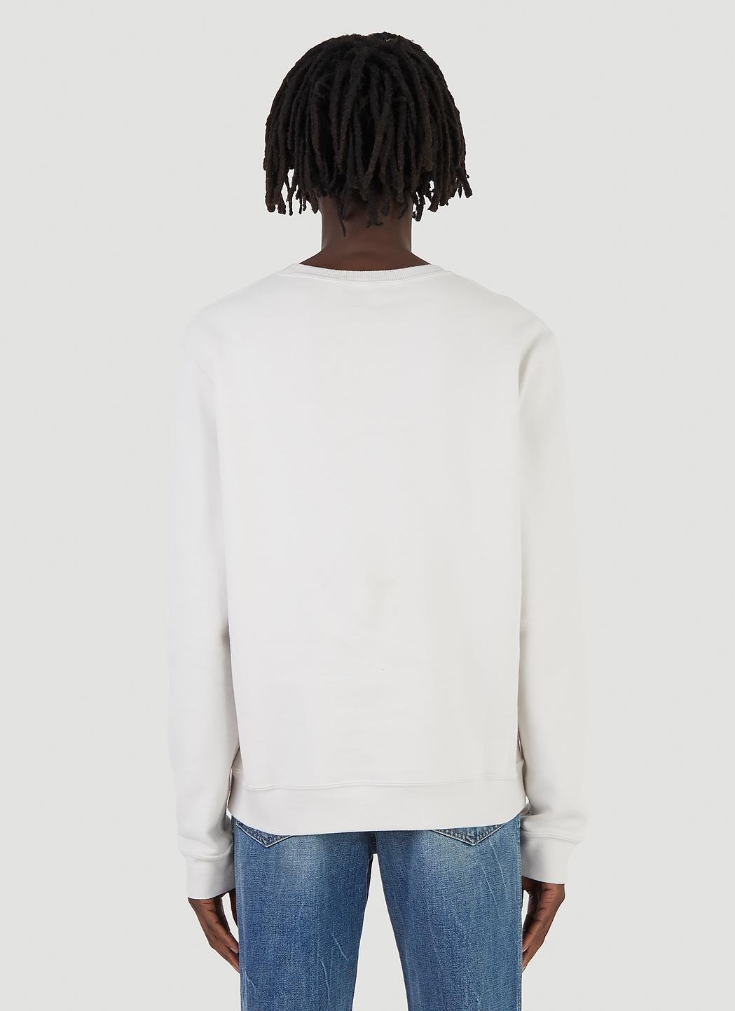Ysl white sweatshirt sale