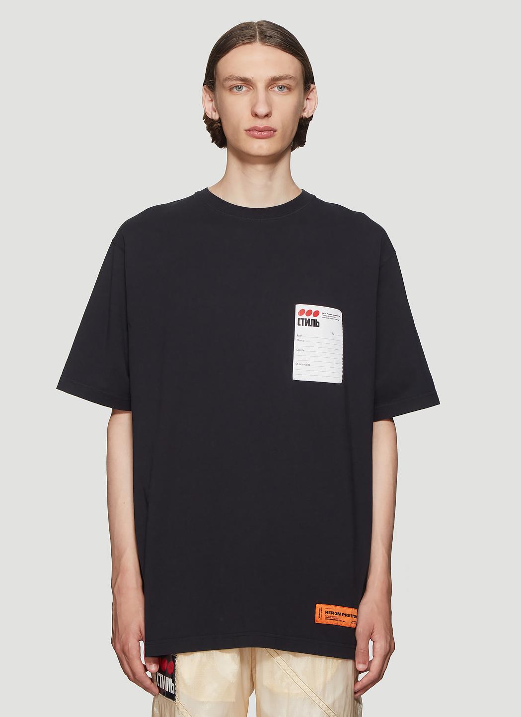 heron preston logo t shirt