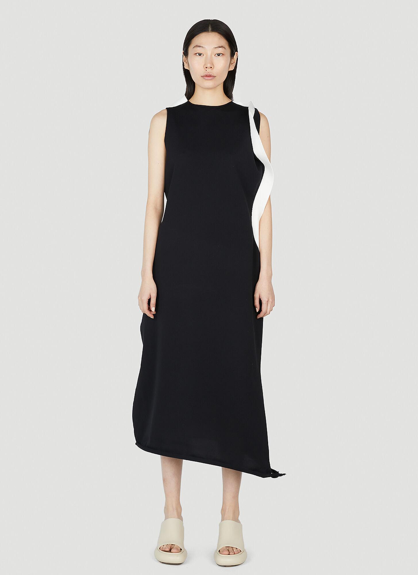 Issey Miyake Rim Knit Dress in Black Lyst