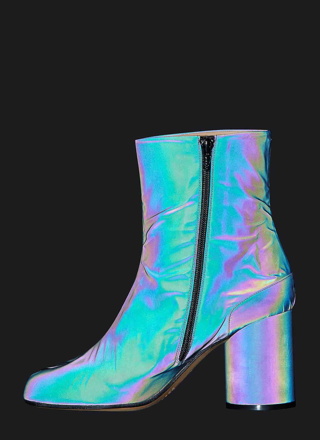 reflective tabi boots