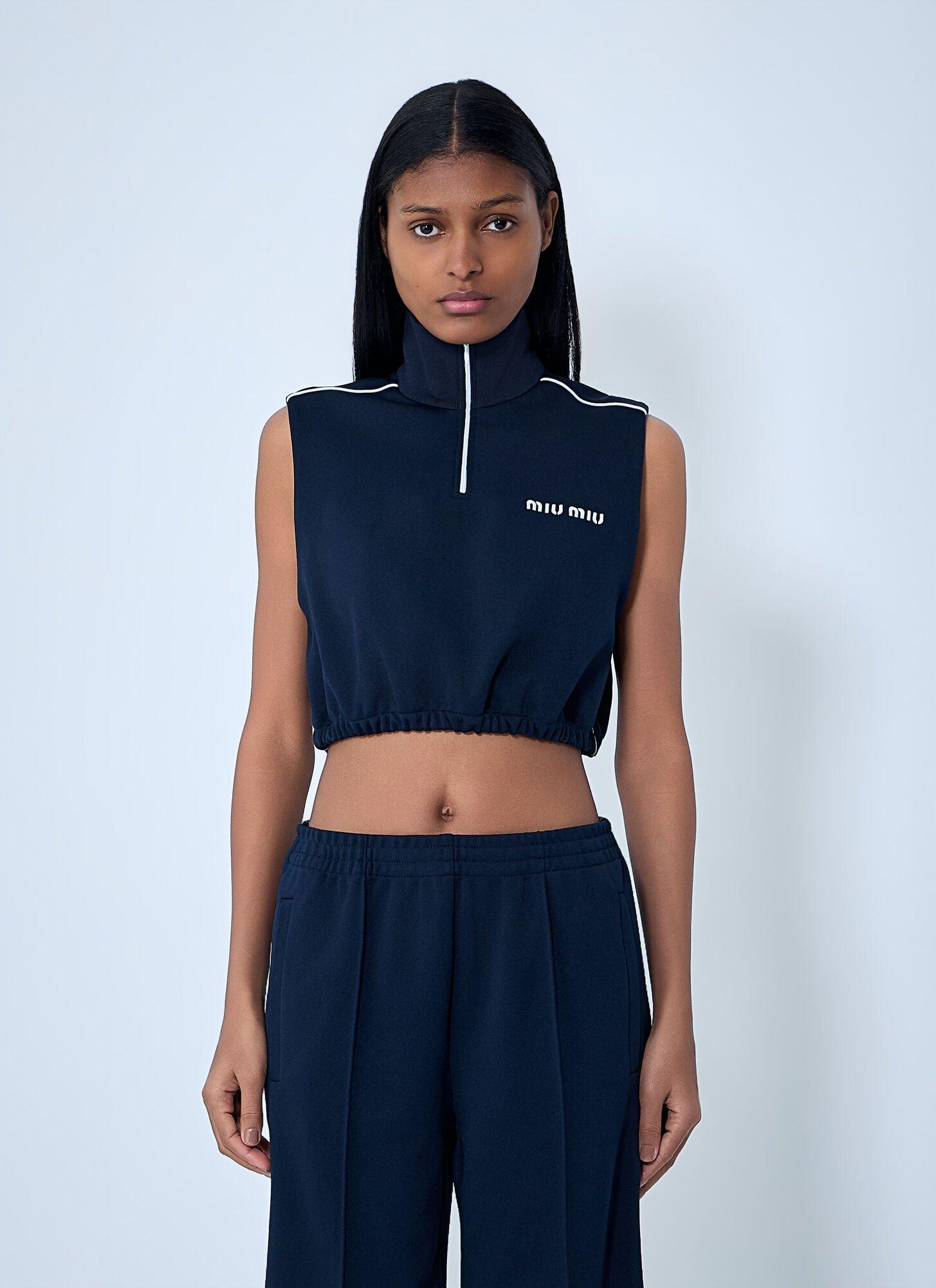 Miu Miu Sleeveless and tank tops for Women | Online Sale up to 26