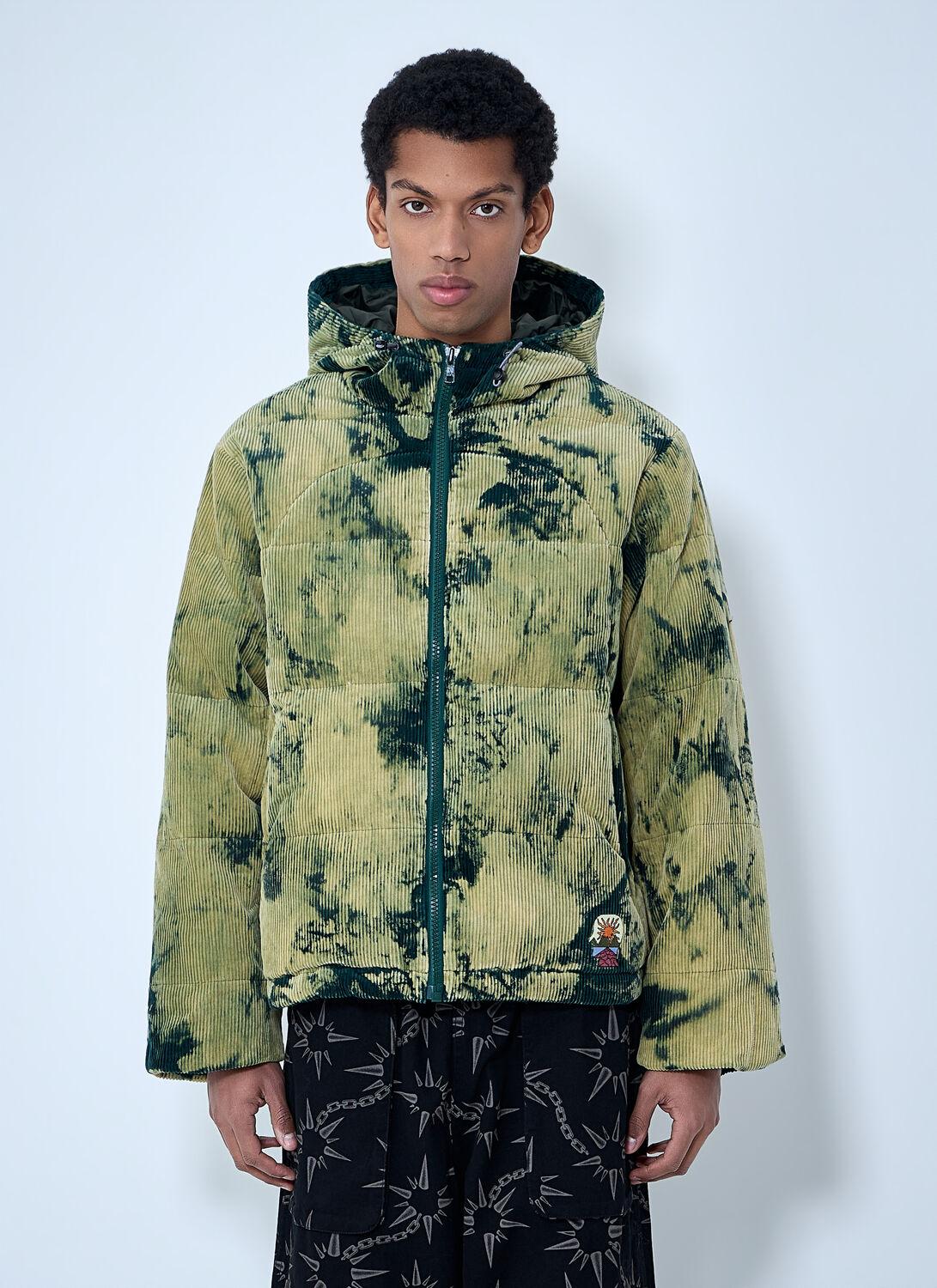 Brain Dead Hooded Corduroy Jacket in Green for Men | Lyst