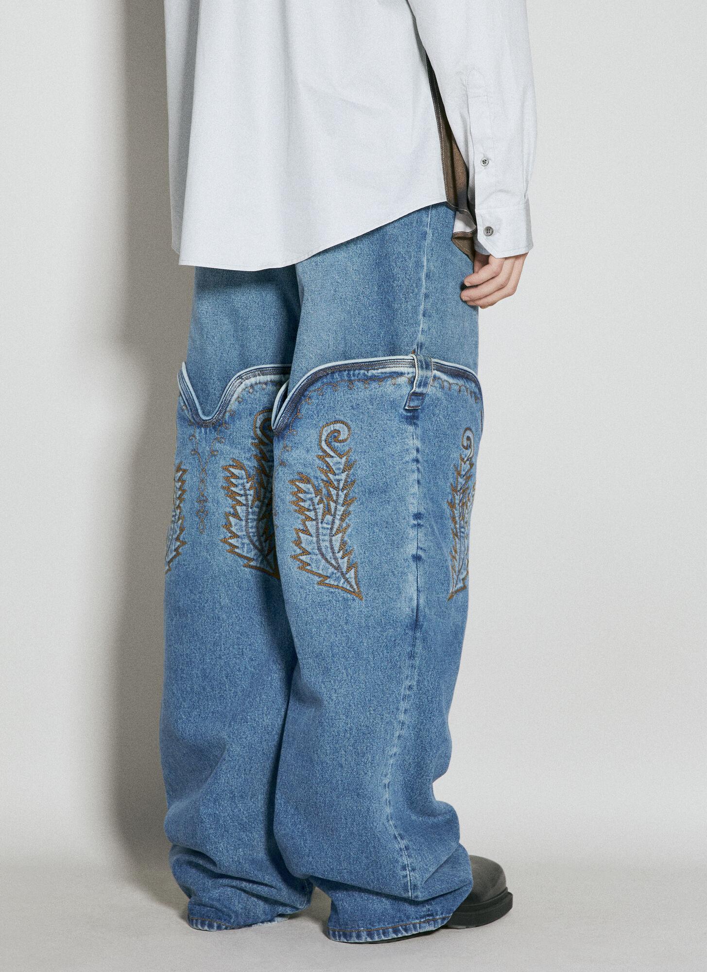パンツ Y/PROJECT EVERGREEN MAXI COWBOY y-project-Blue-Evergreen-Maxi-