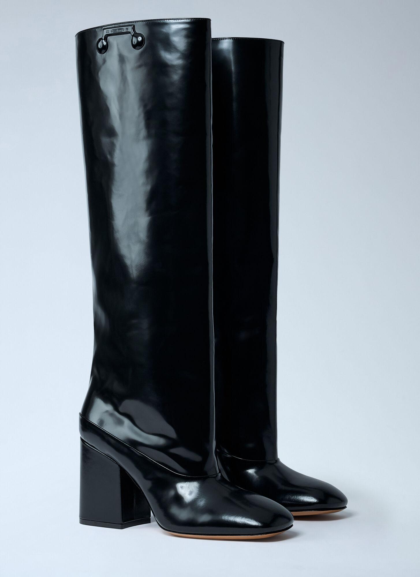 Marni Trunkaroo Knee-High Boots in Black | Lyst Australia