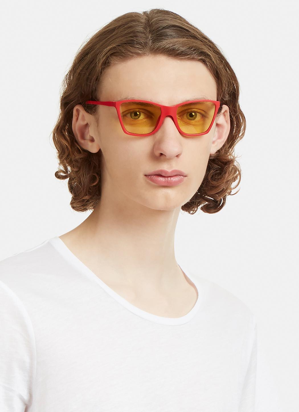District Vision Synthetic Keiichi Small Sunglasses in Red for Men - Lyst