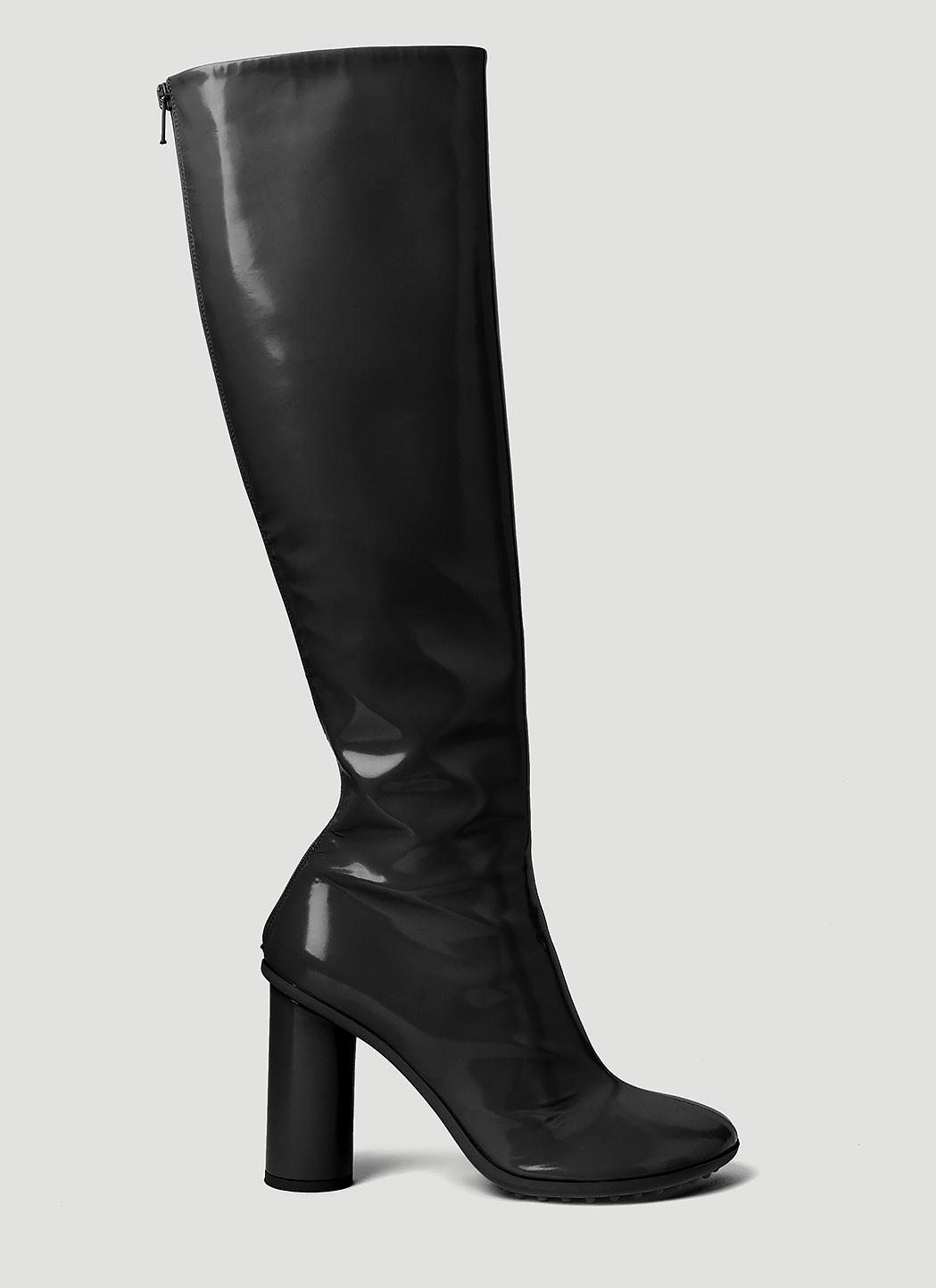 Bottega Veneta Atomic Knee-high Boots in Black | Lyst