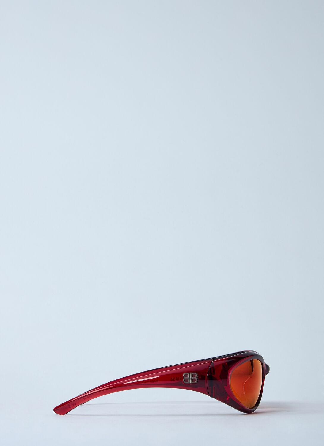 Balenciaga Sporty B Round Af Sunglasses in White | Lyst