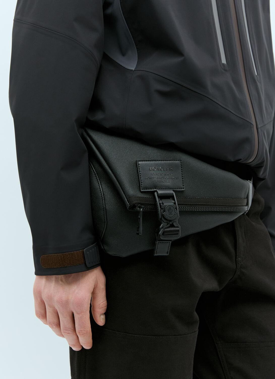 Moncler Nakoa Triangle Crossbody Bag in Black for Men | Lyst
