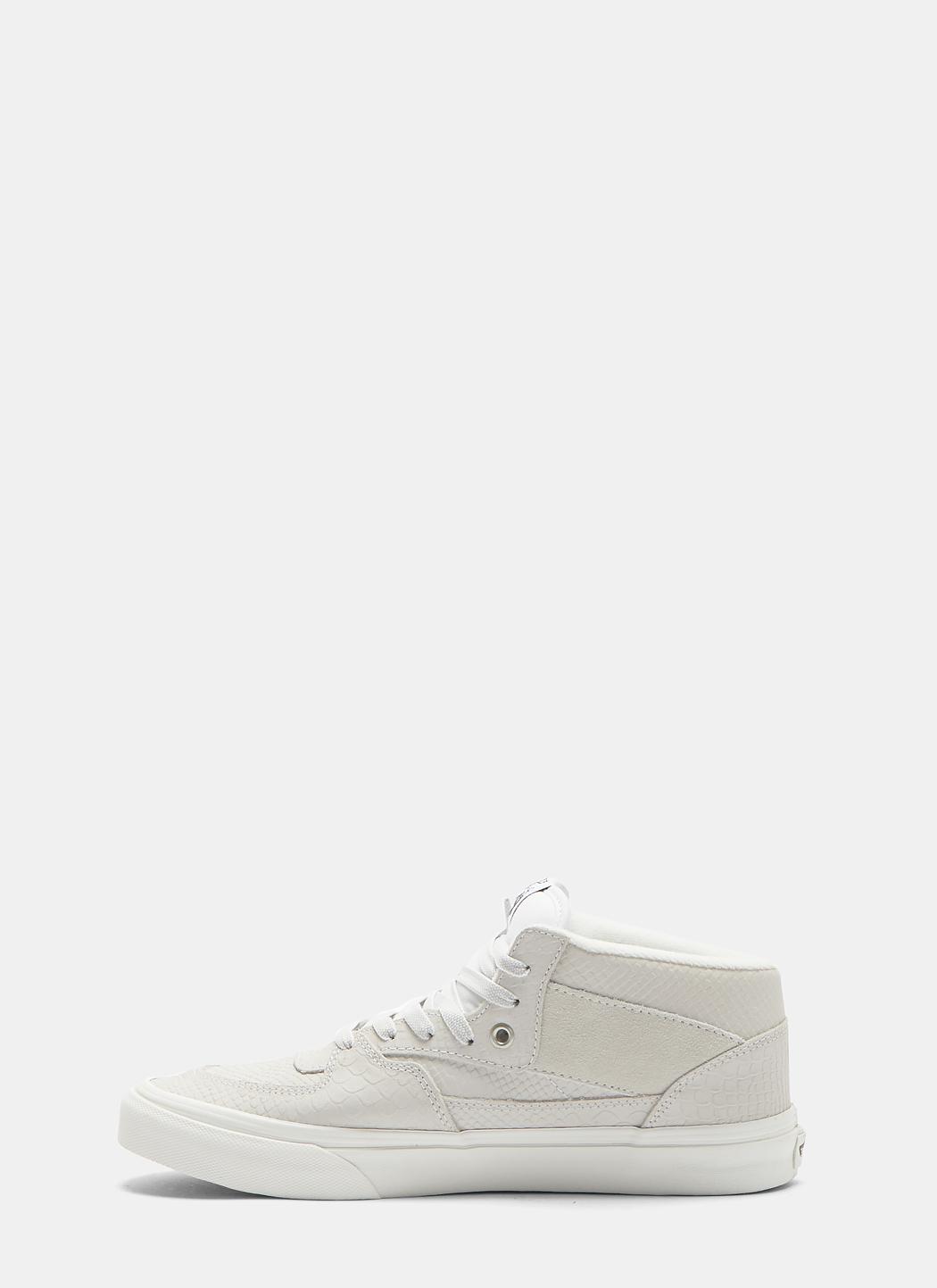 vans mid top naranja