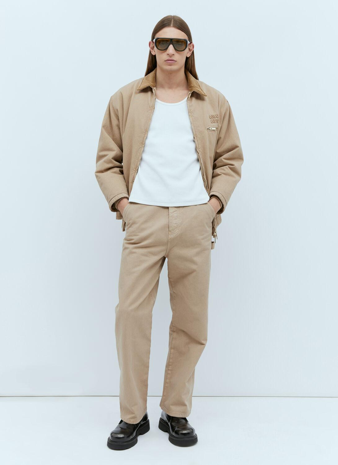 ボトムスその他 MiuMiu | Garment-dyed gabardine pants 送料無料》 MIU MIU Garment-dyed gabardine pants (MiuMiu