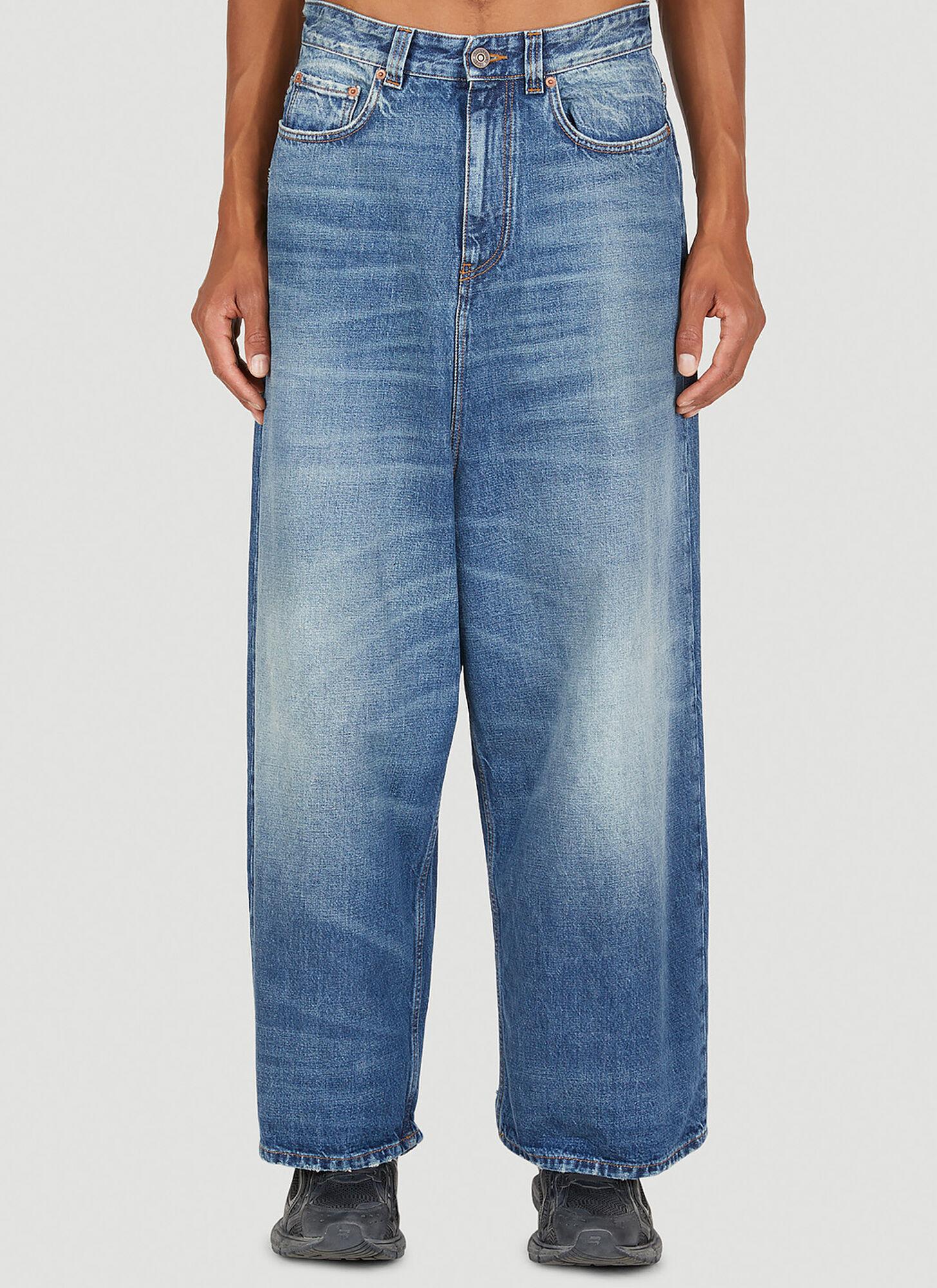 Balenciaga Low Crotch Jeans in Blue for Men | Lyst