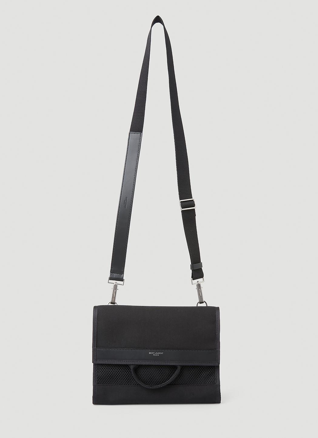 Saint Laurent, Bags, Saint Laurent Cassandre Flap Front Black On Black  Handbag