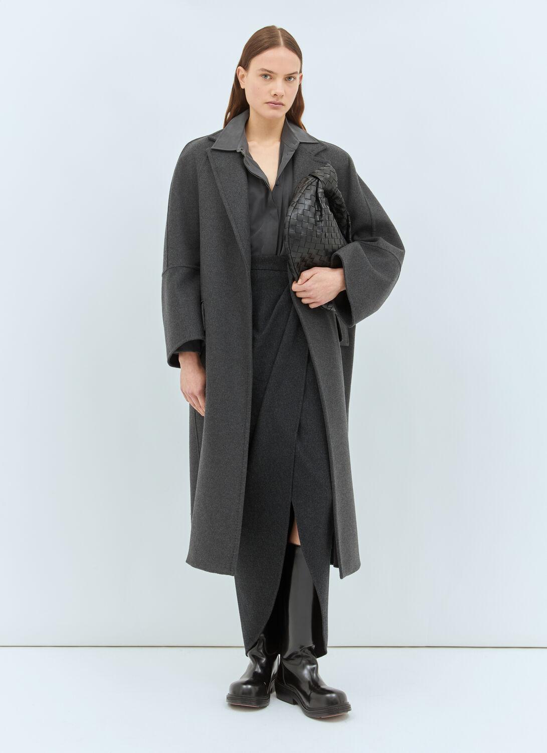 Max Mara Oversized Wool-And-Cashmere Coat in Gray | Lyst Max Mara Oversized Wool-And-Cashmere Coat in Gray | Lyst