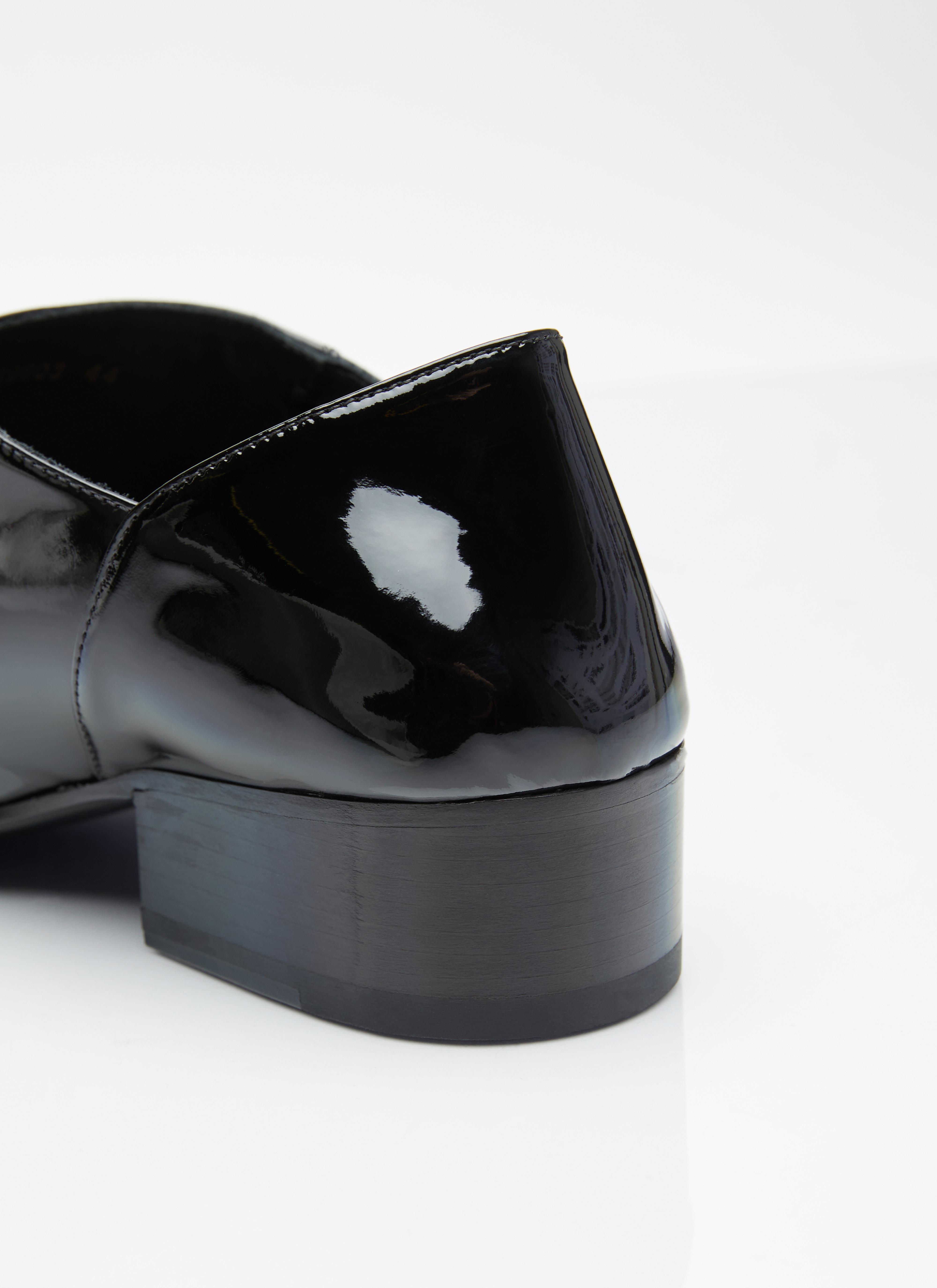 Balenciaga Romeo Collapsible-Heel Patent-Leather Loafers in  display picture 1