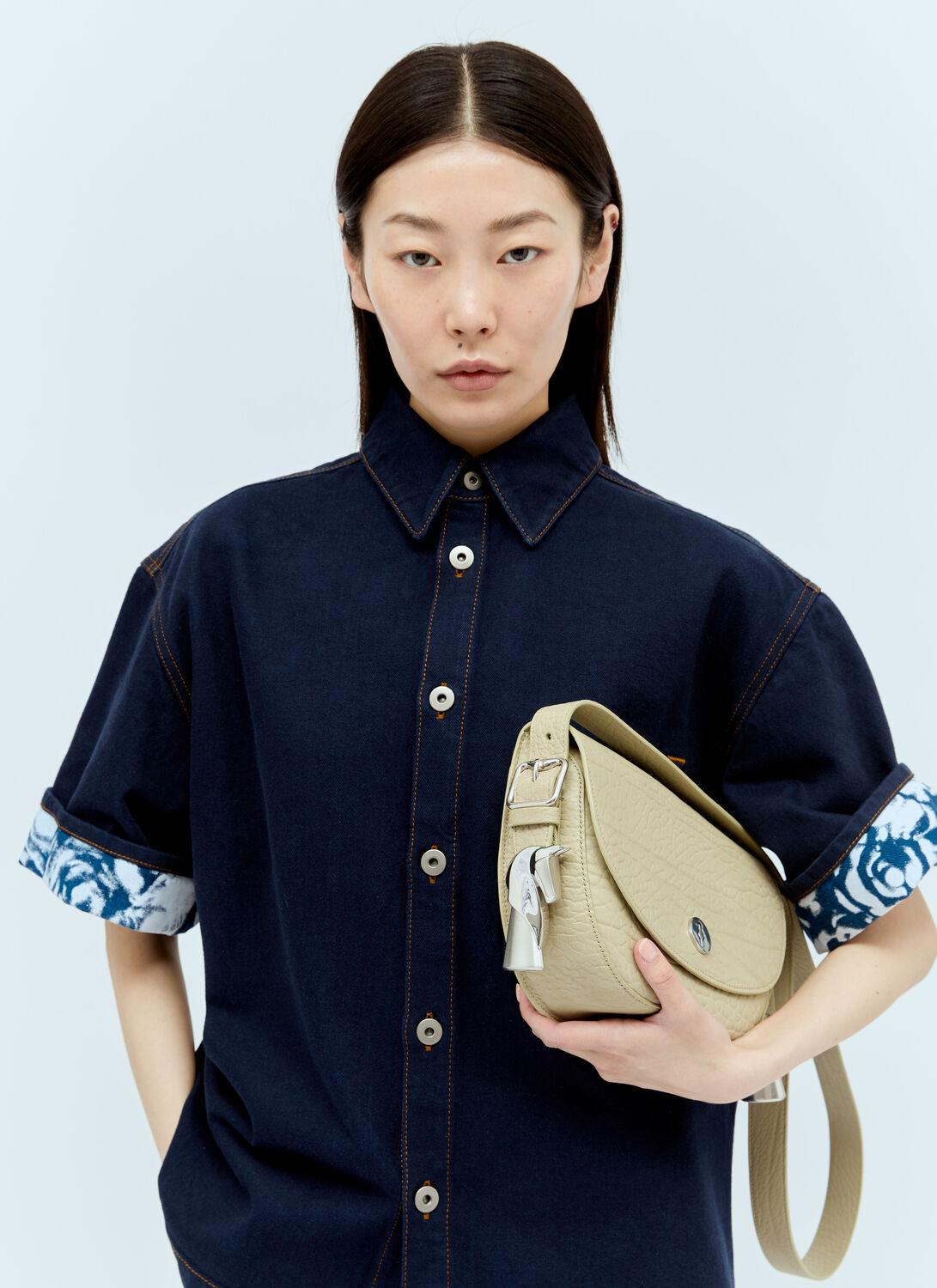 Burberry Chess Satchel Shoulder Bag in Blue | Lyst