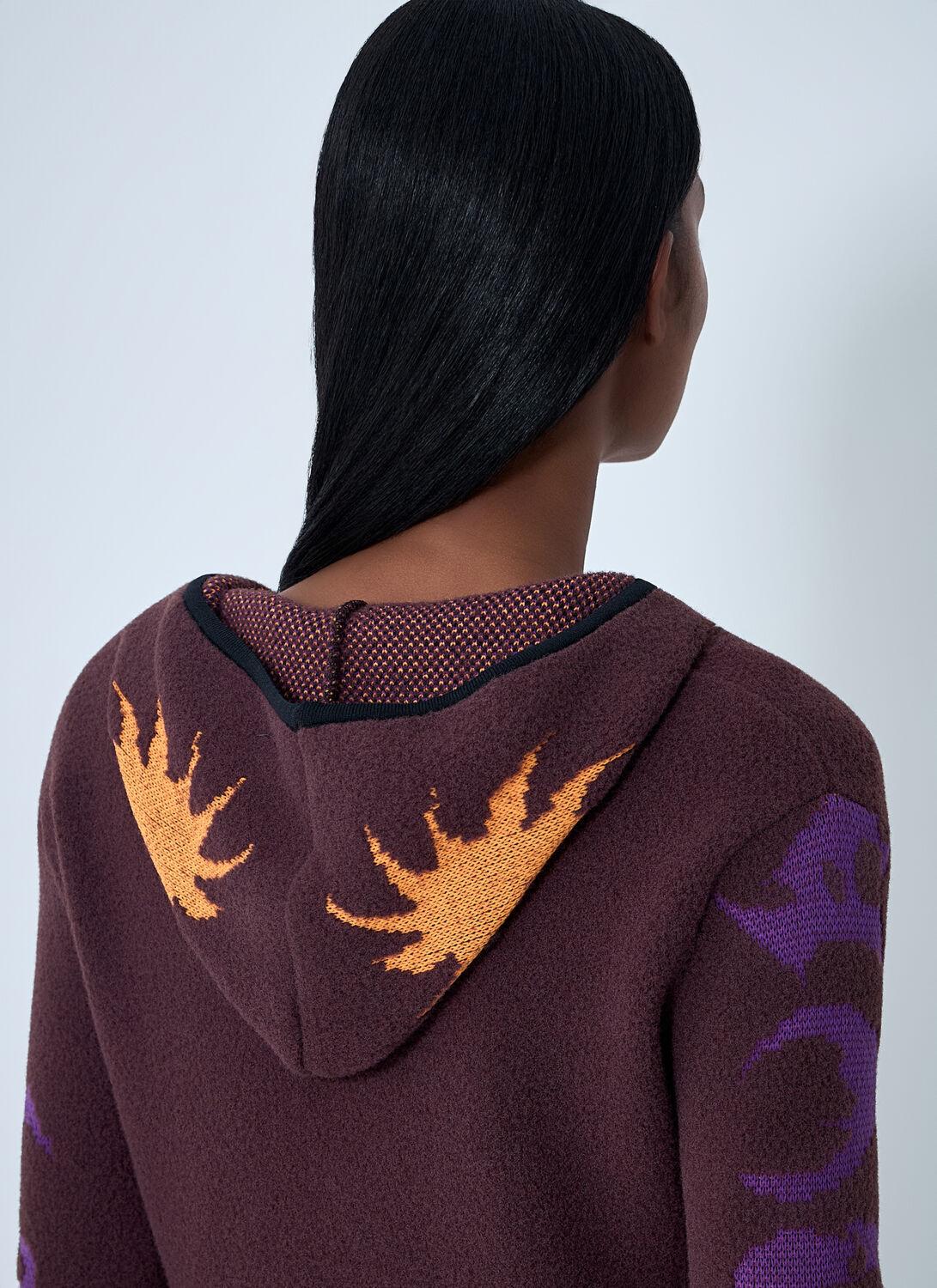 Chopova Lowena Tammie Jo Zip-Up Cardigan in Blue | Lyst