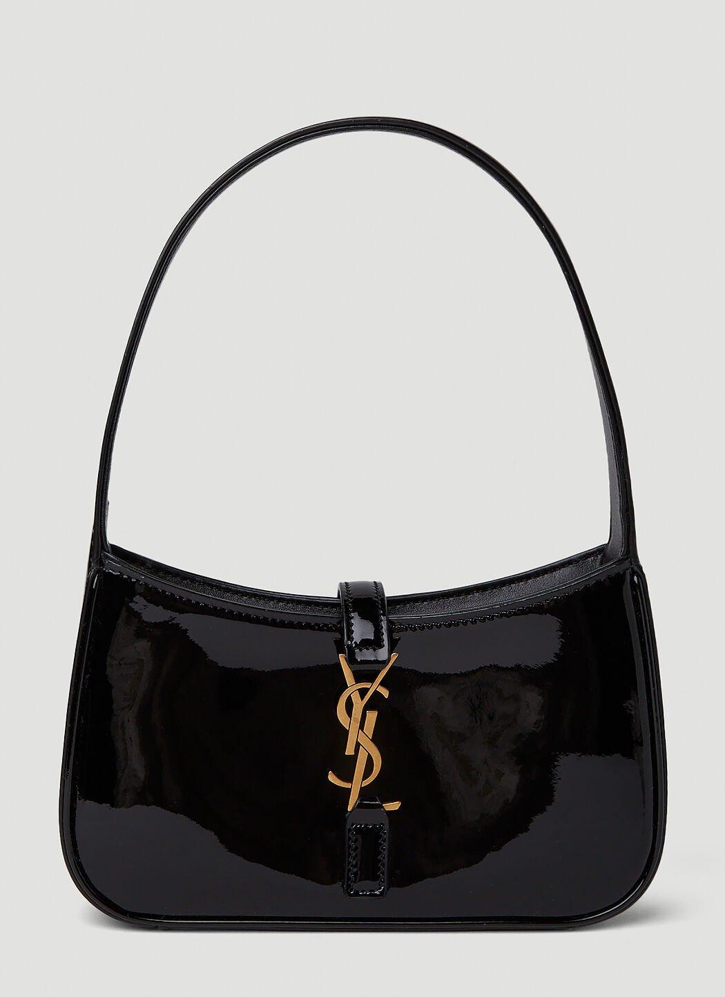 Saint Laurent Ysl Hobo 5a7 Mini Shoulder Bag in Black | Lyst UK