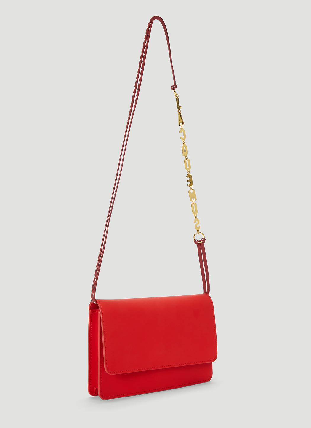 Jacquemus Leather Red Le Sac Riviera Bag - Lyst