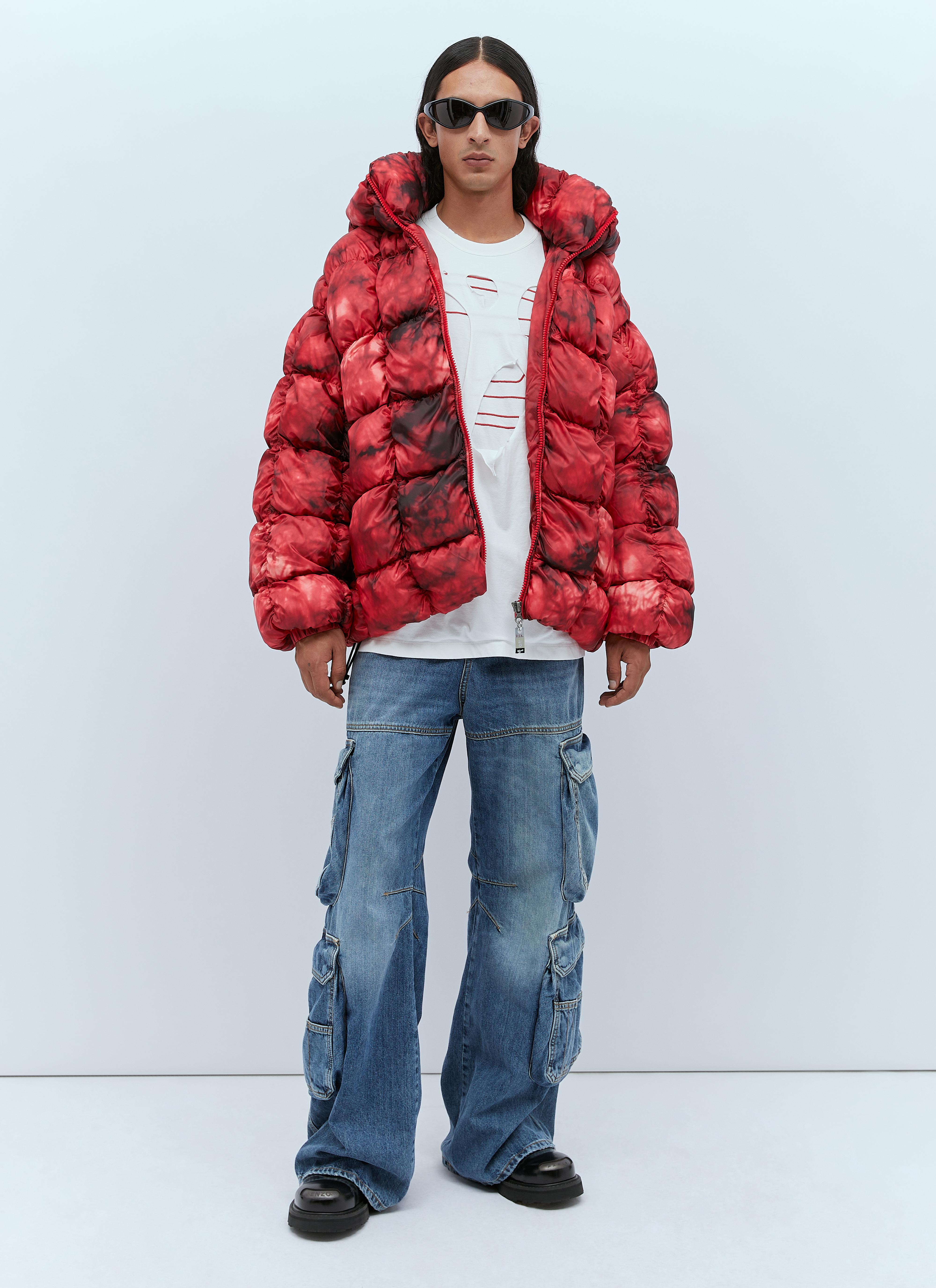 W-RALLE-SL Man: Padded vest jacket with hood