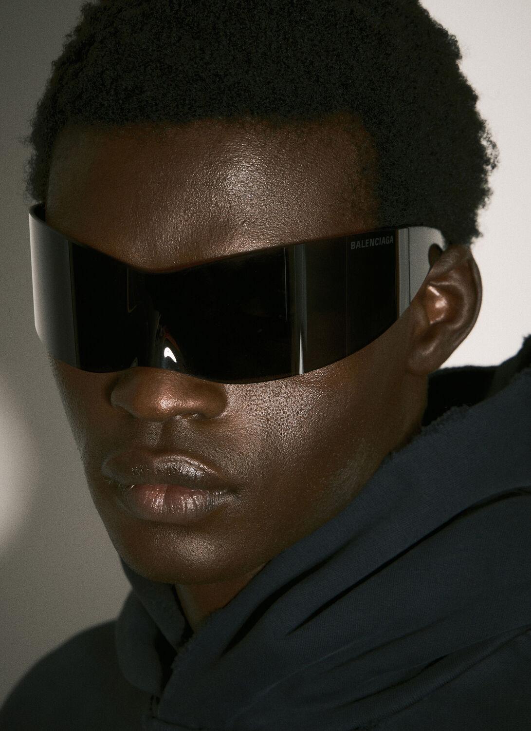 【BALENCIAGA】 Panther Mask パンサーマスク サングラス Panther Mask Sunglasses in Black | Balenciaga US