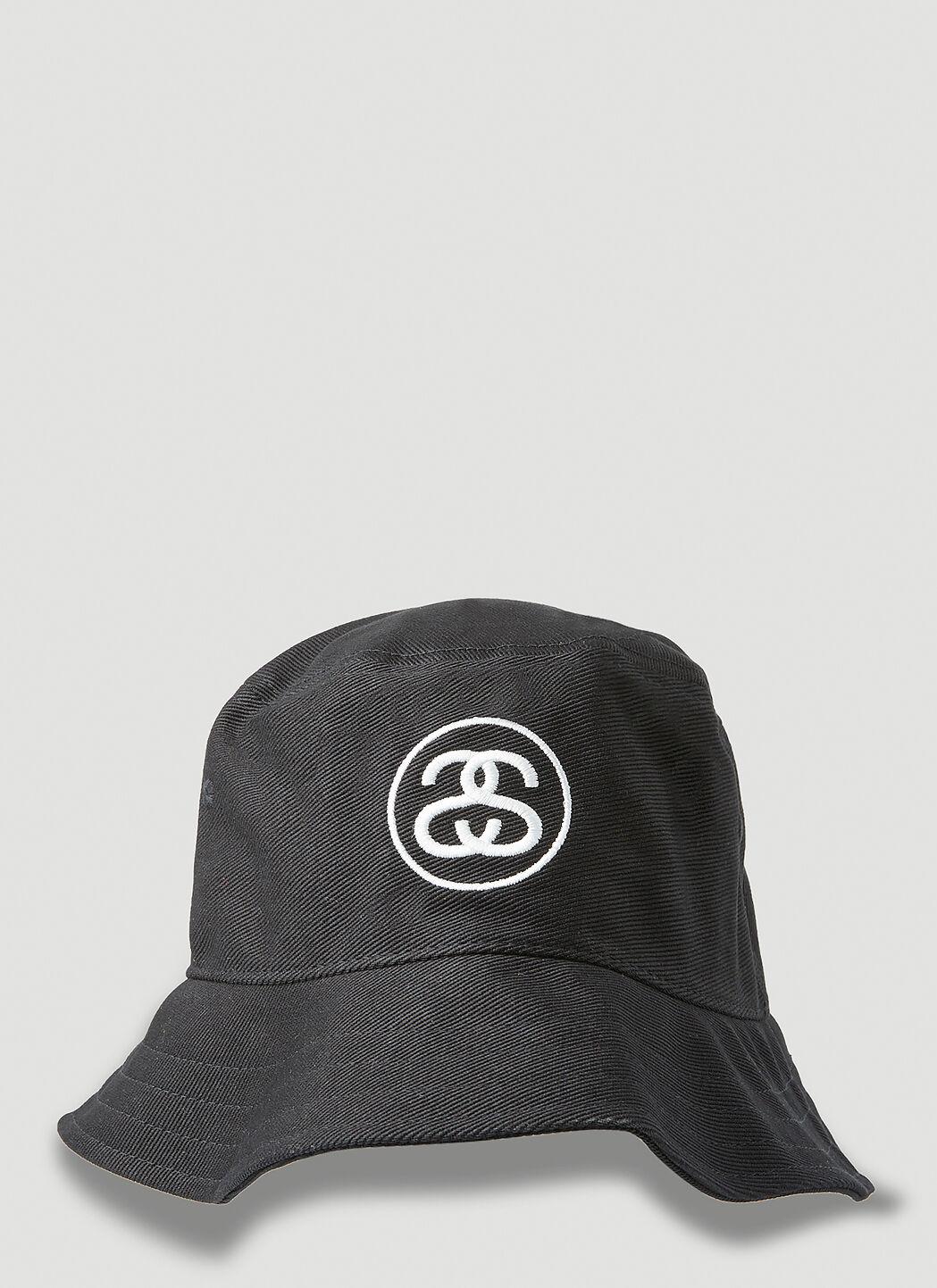 Stussy Women's Black Ss Link Deep Bucket Hat