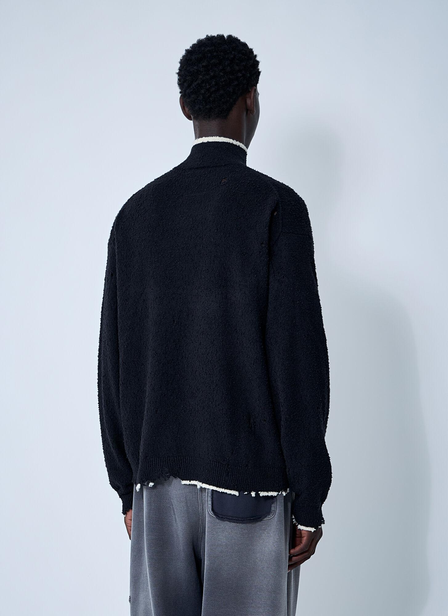 【Maison MIHARA YASUHIRO】Distressed Sweat Maison MIHARA YASUHIRO distressed-effect Cotton Hoodie