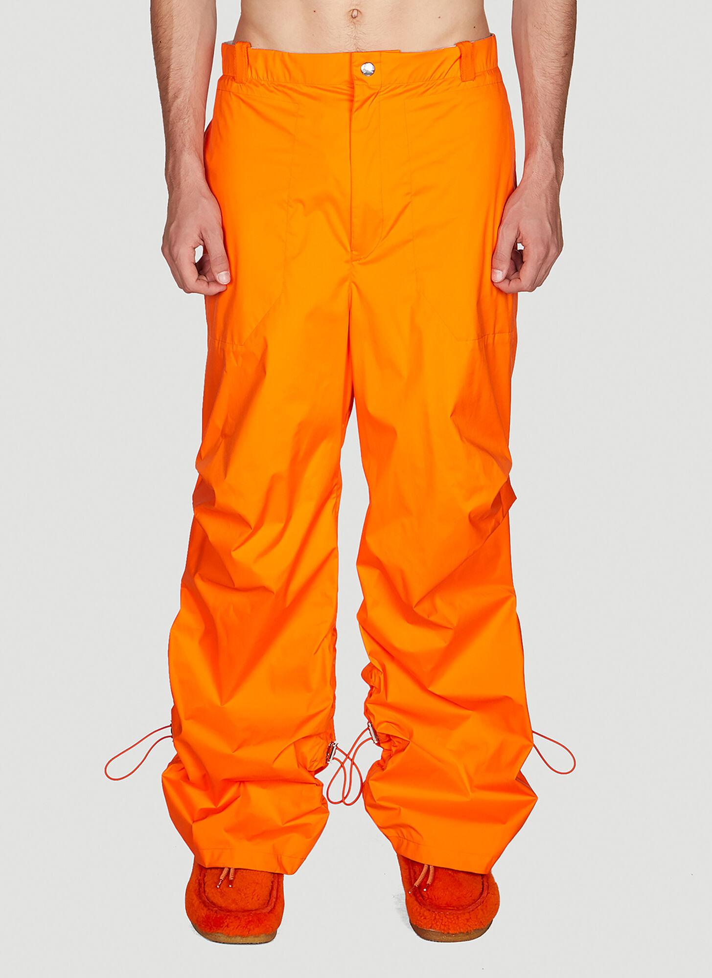 2 Moncler 1952 Parachute Pants in Orange for Men | Lyst