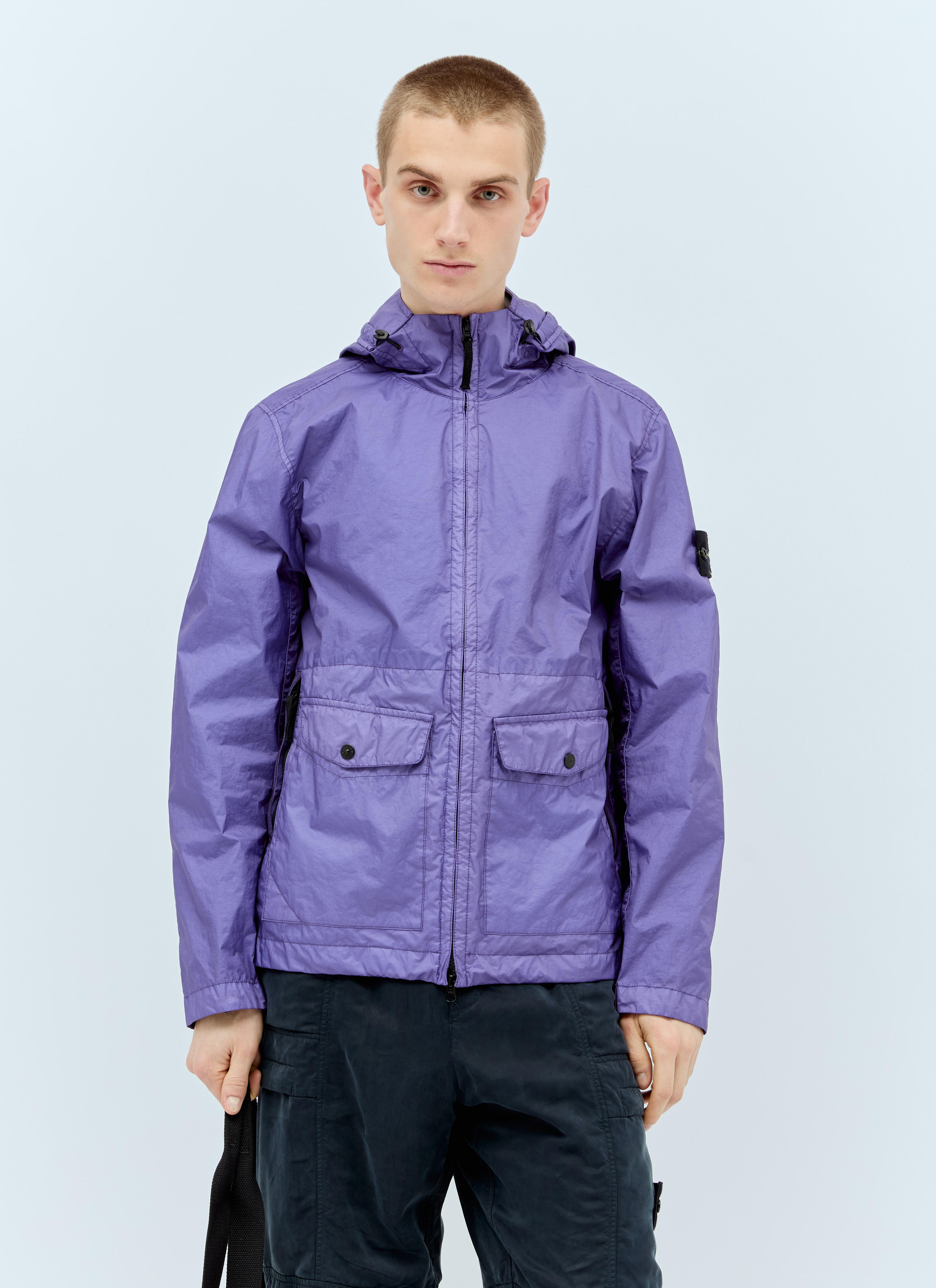 Stone Island Membrana 3l Hooded Jacket in Purple for Men | Lyst Stone Island Membrana 3l Hooded Jacket in Purple for Men | Lyst