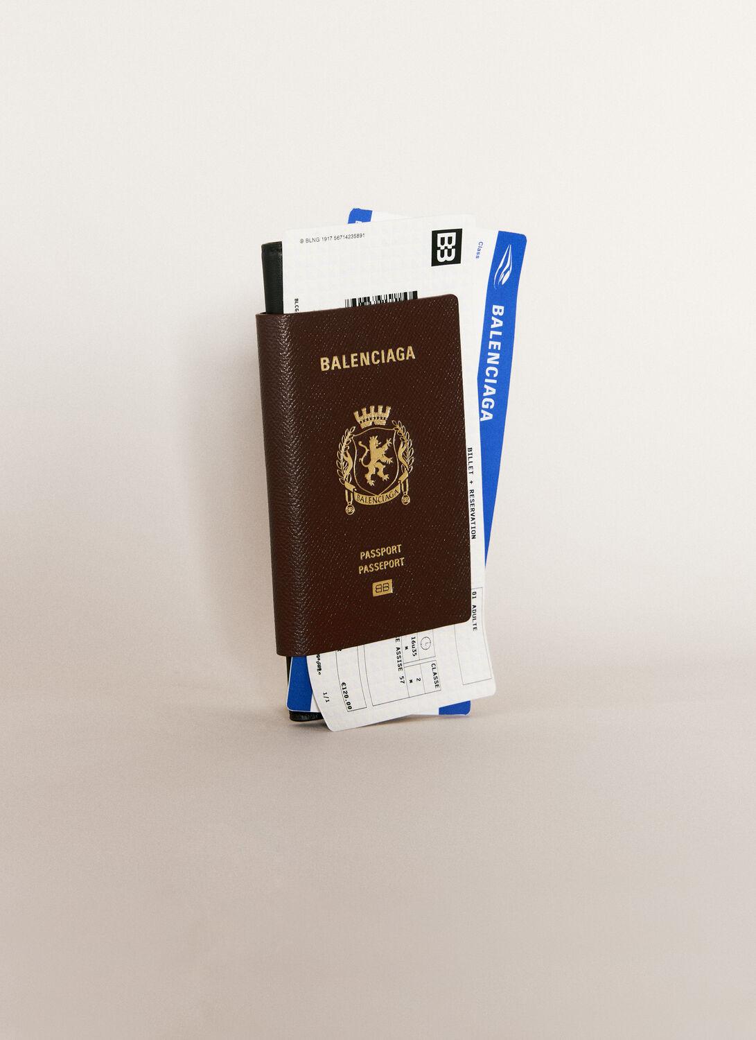 Balenciaga Passport Long Wallet in Brown for Men | Lyst Balenciaga Passport Long Wallet in Brown for Men | Lyst