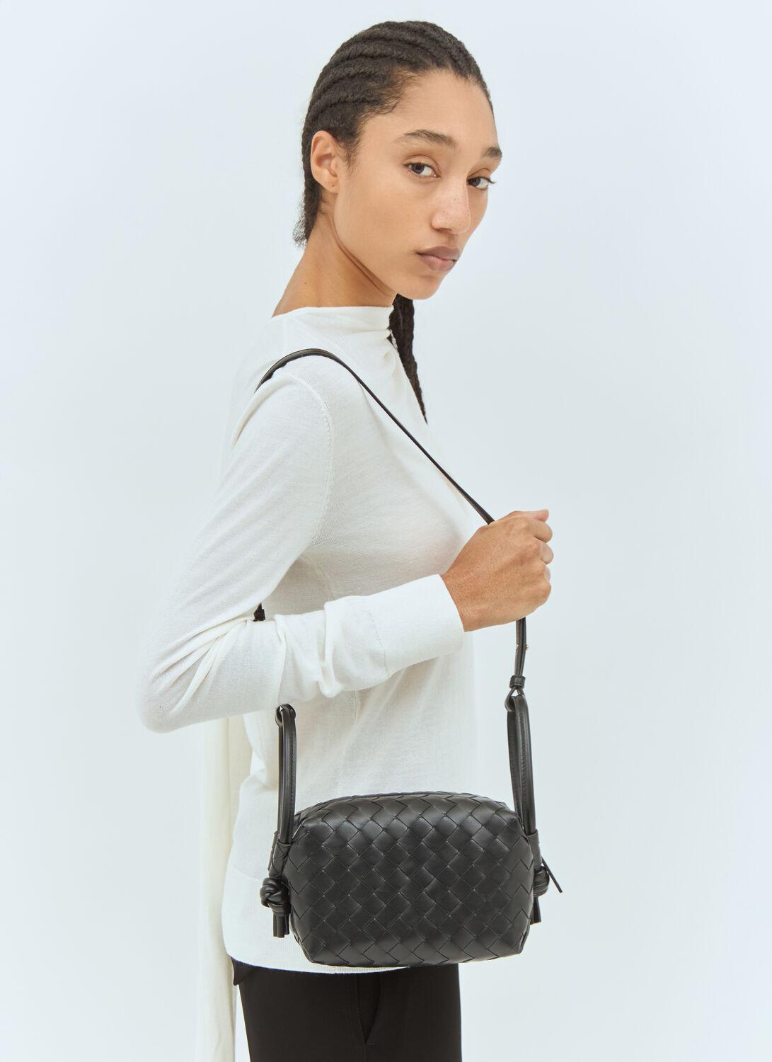 Bottega Veneta Small Loop Crossbody Bag in White | Lyst