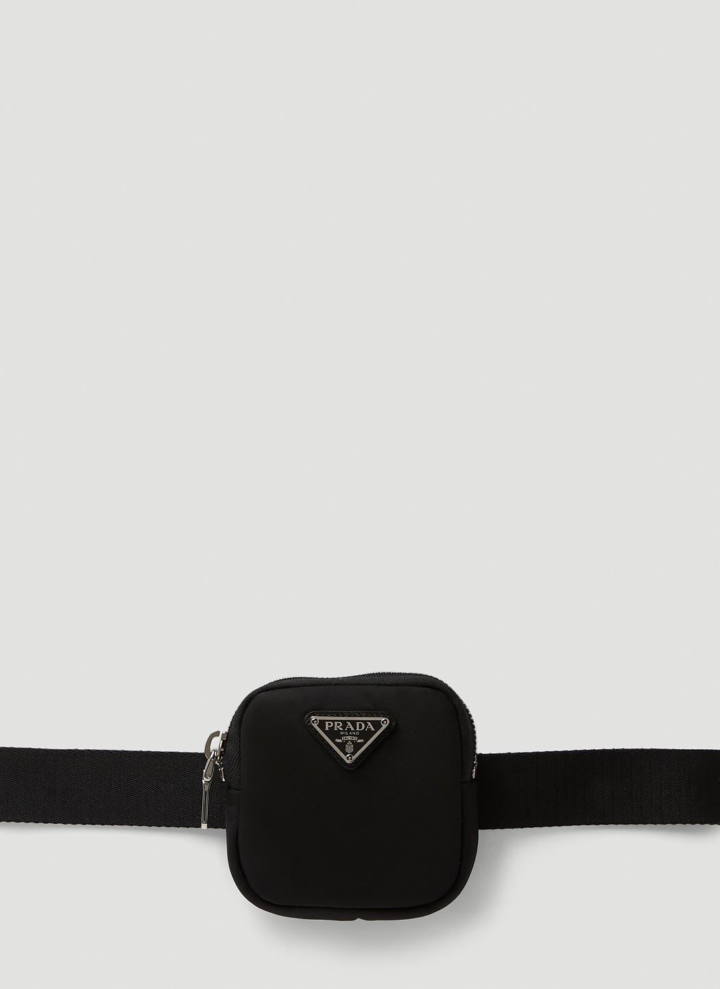 【送料&関税込】Prada Biscuit Re-nylon Belt Bag Black Re-nylon Belt Bag | PRADA