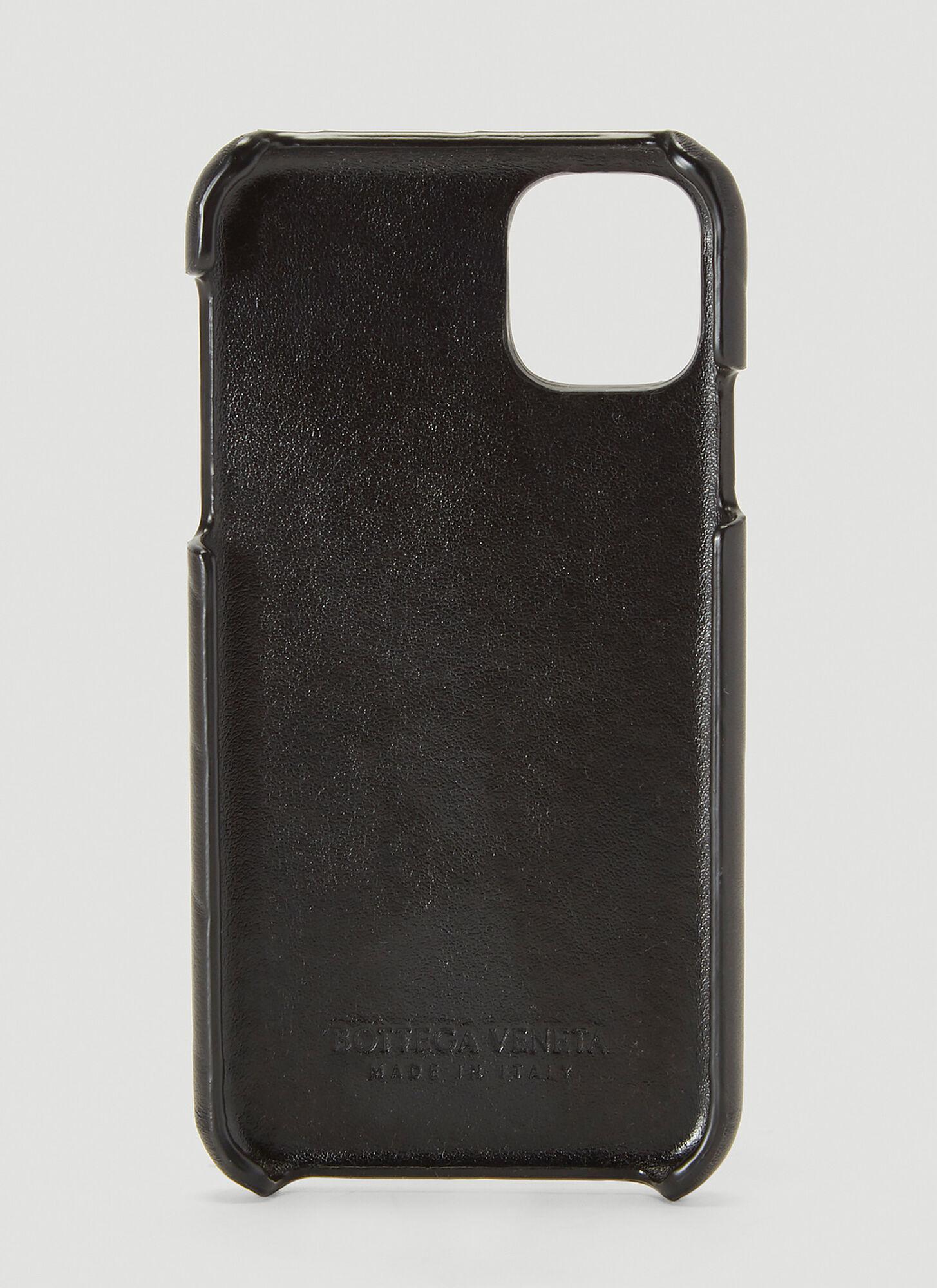Bottega Veneta Woven Leather Iphone 11 Case in Black | Lyst