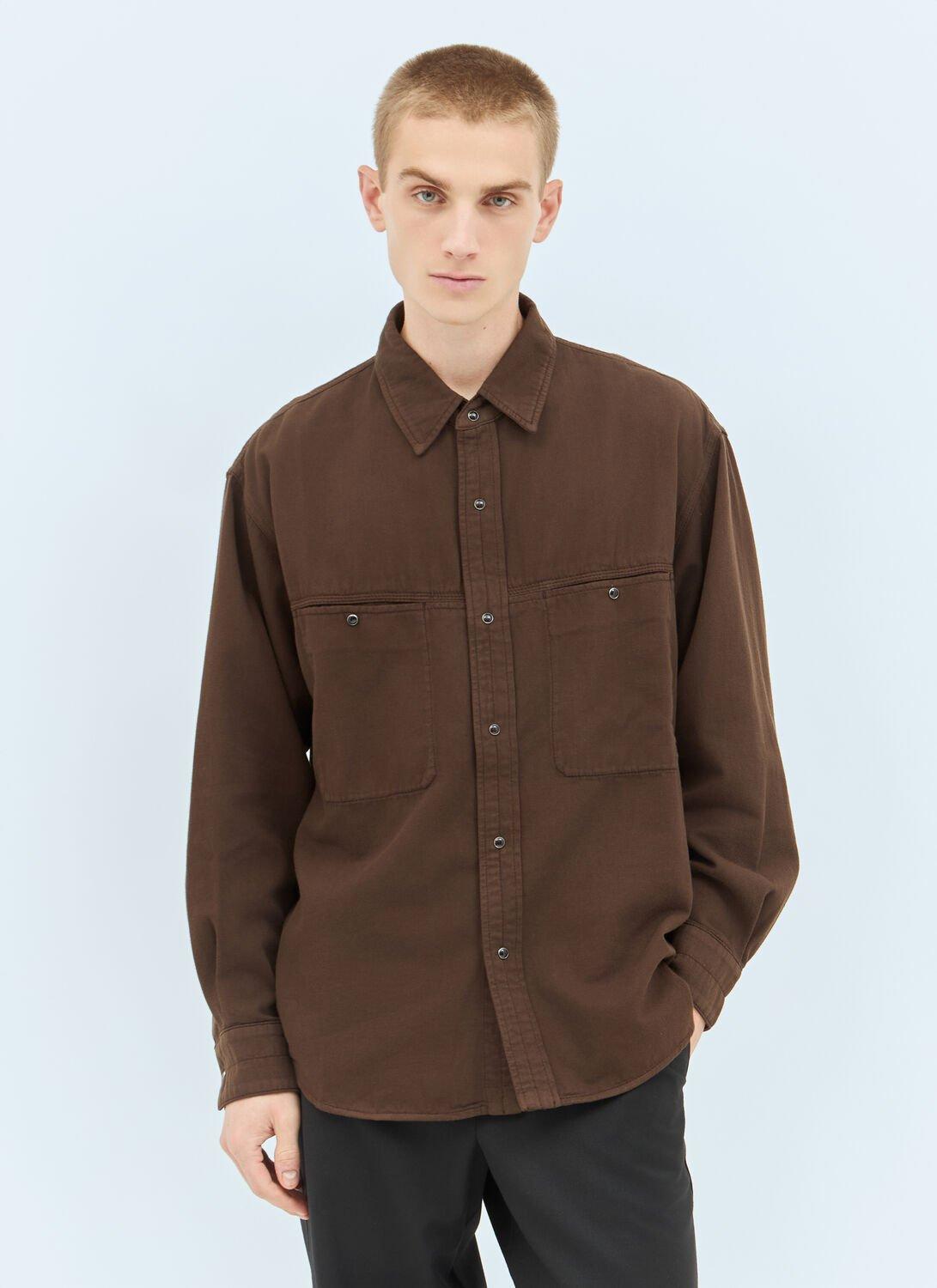 LEMAIRE 24aw DENIM SHIRT WITH SNAPS
