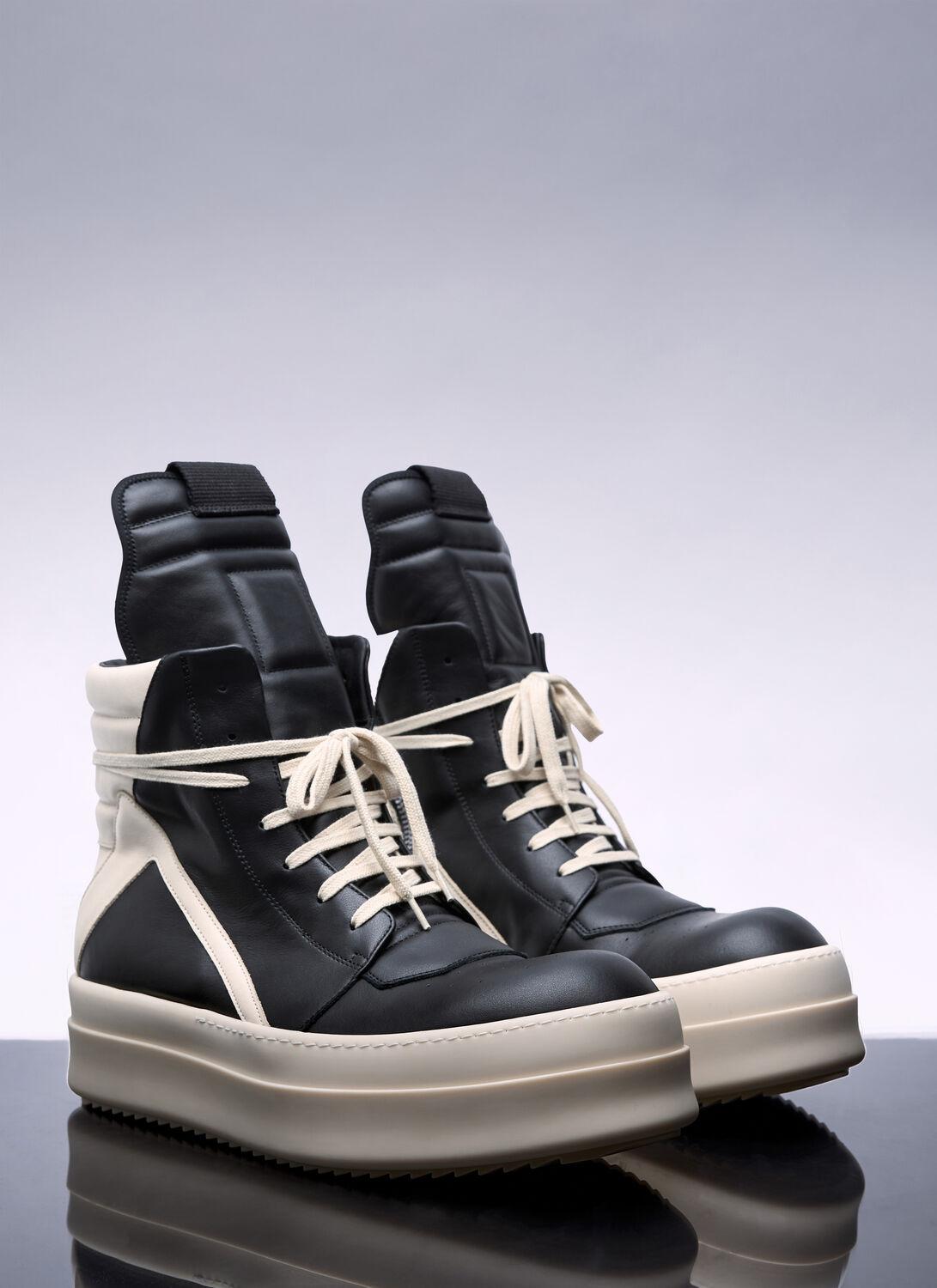 Rick Owens Mega Bumper Geobasket Sneakers in Black for Men Rick Owens Mega Bumper Geobasket Sneakers in Black for Men