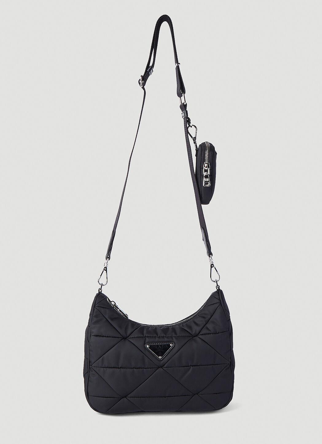 Prada Re-edition Quilted Shoulder Bag in Black | Lyst Canada