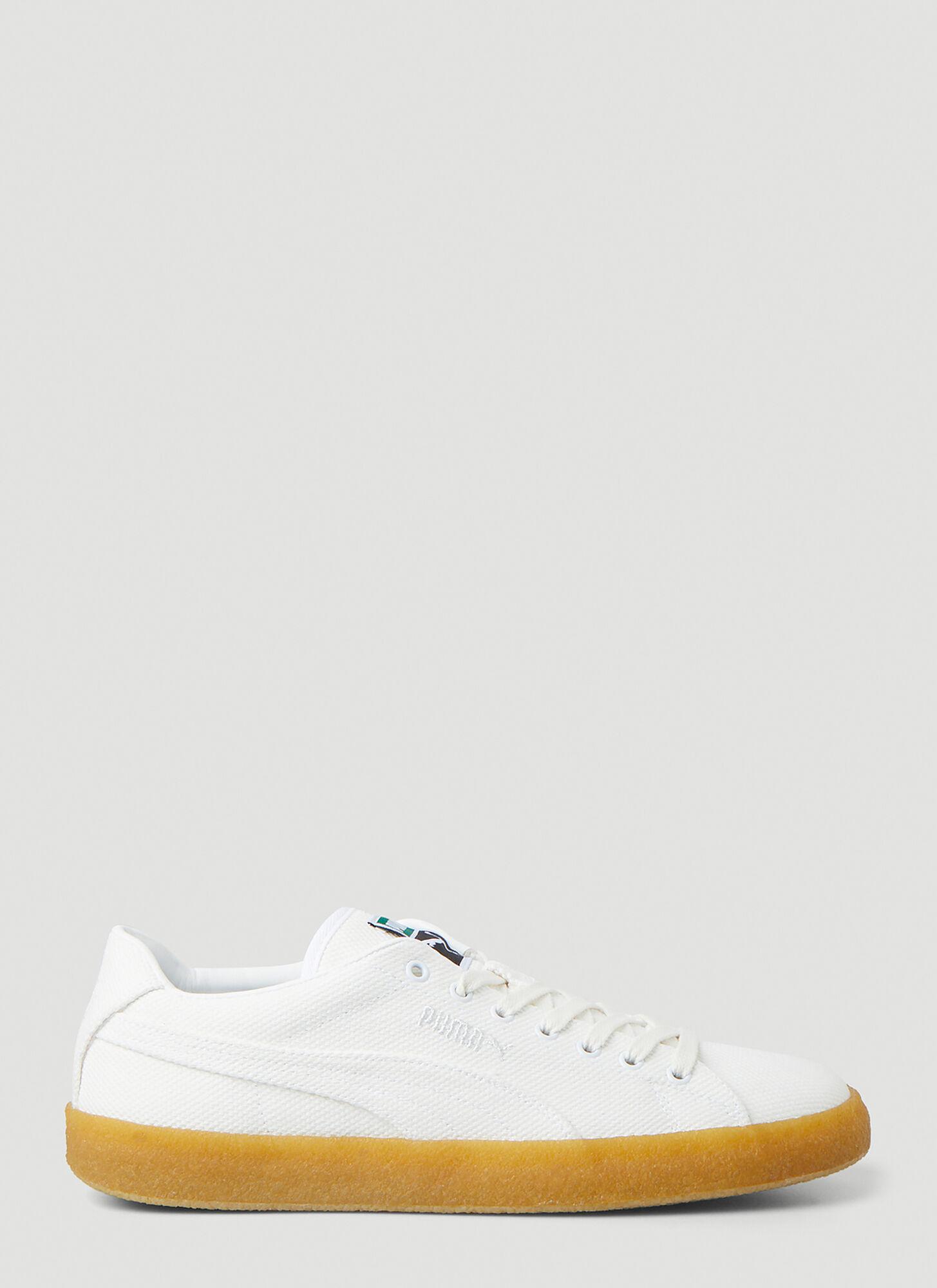 PUMA Crepe Canvas Sneakers in White for Men | Lyst