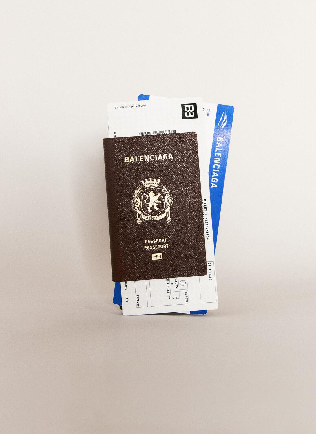 Balenciaga Passport Long Wallet in Brown for Men | Lyst Balenciaga Passport Long Wallet in Brown for Men | Lyst