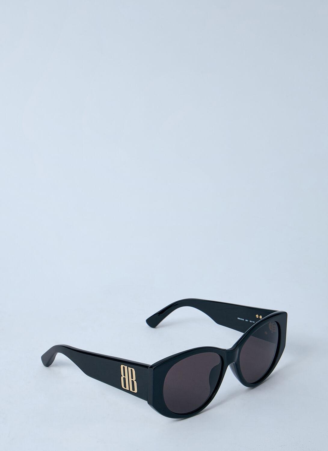 Balenciaga Nano Round Sunglasses in Blue | Lyst
