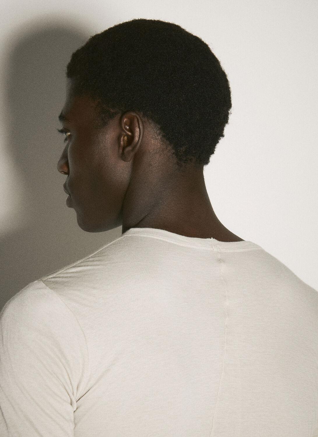 Rick Owens Double Layer T-Shirt in Natural for Men | Lyst Rick Owens Double Layer T-Shirt in Natural for Men | Lyst