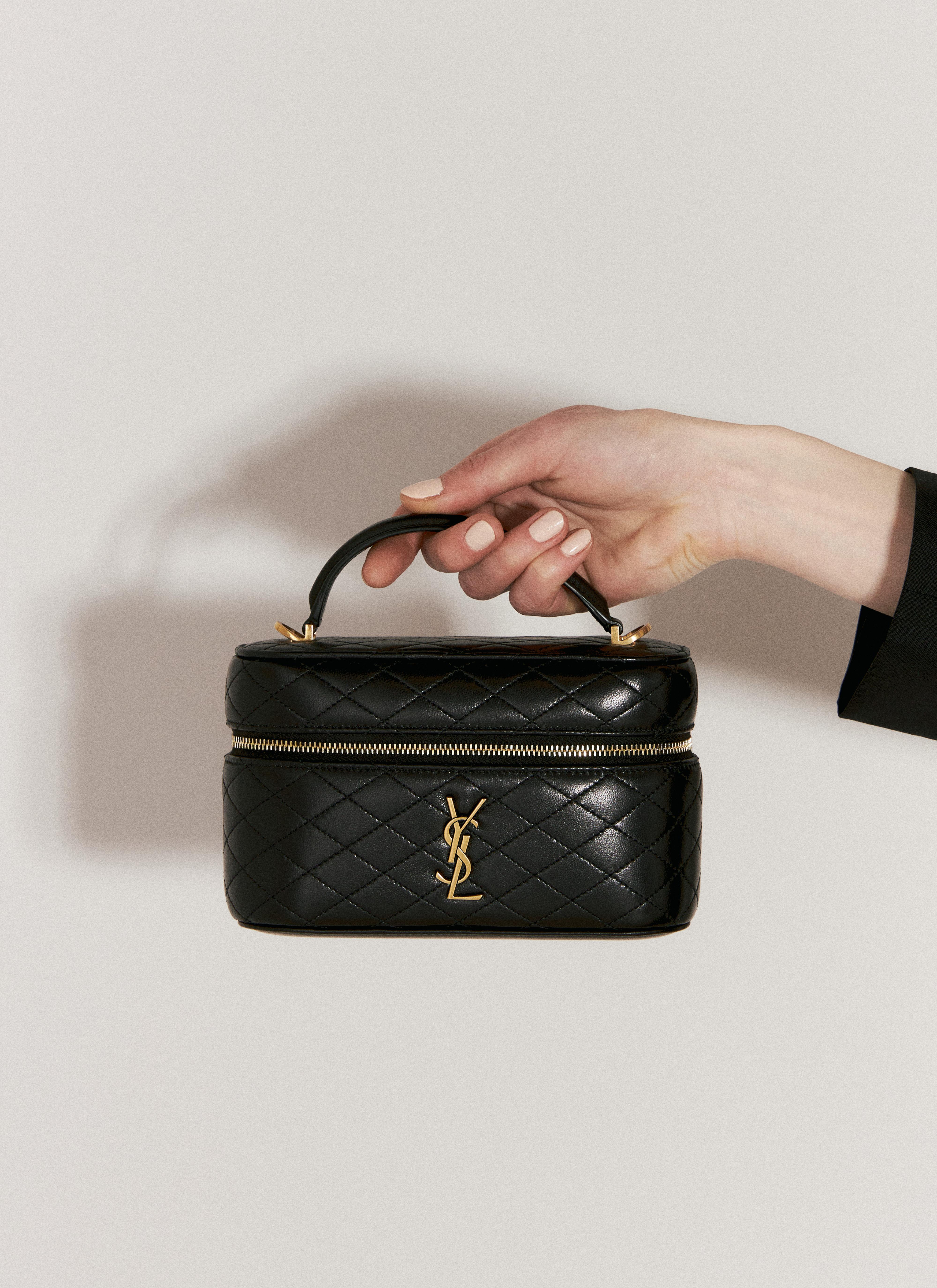 Saint Laurent Gaby Vanity Shoulder Bag in Black | Lyst Canada