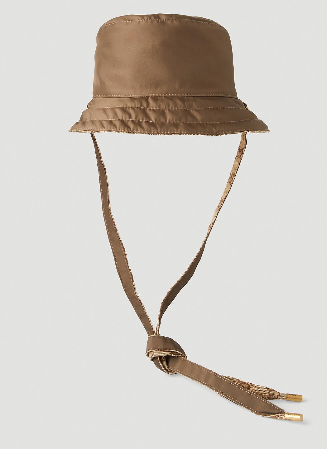 Gucci Reversible Bucket Hat in White | Lyst Canada