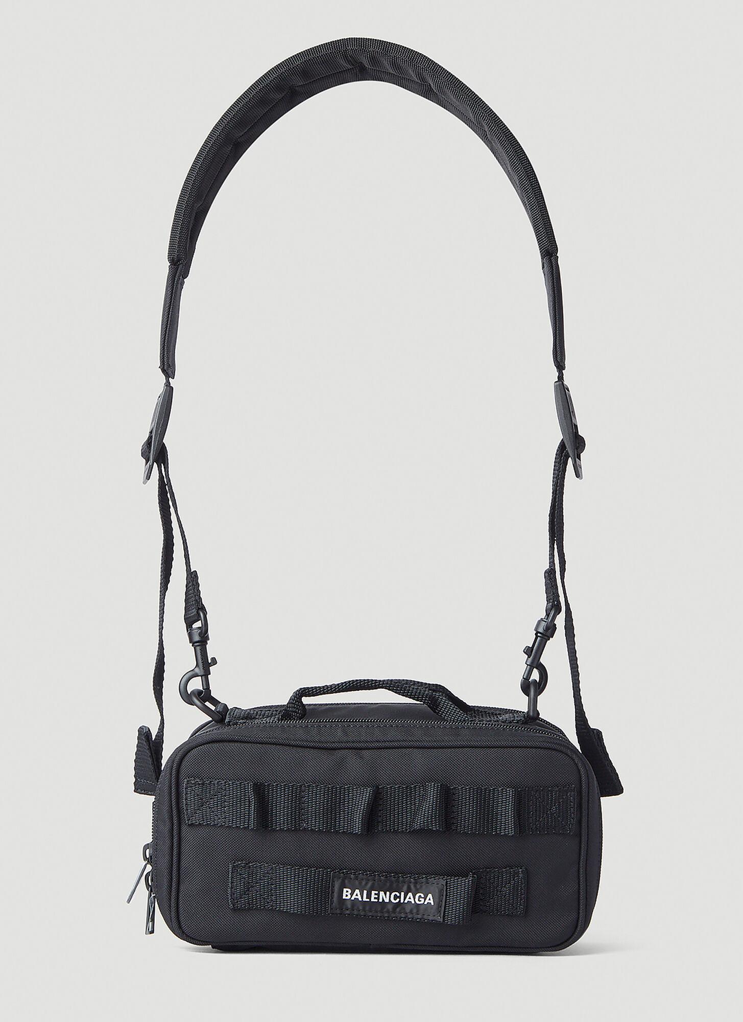 Balenciaga Army Small Camera Crossbody Bag in Black for Men | Lyst