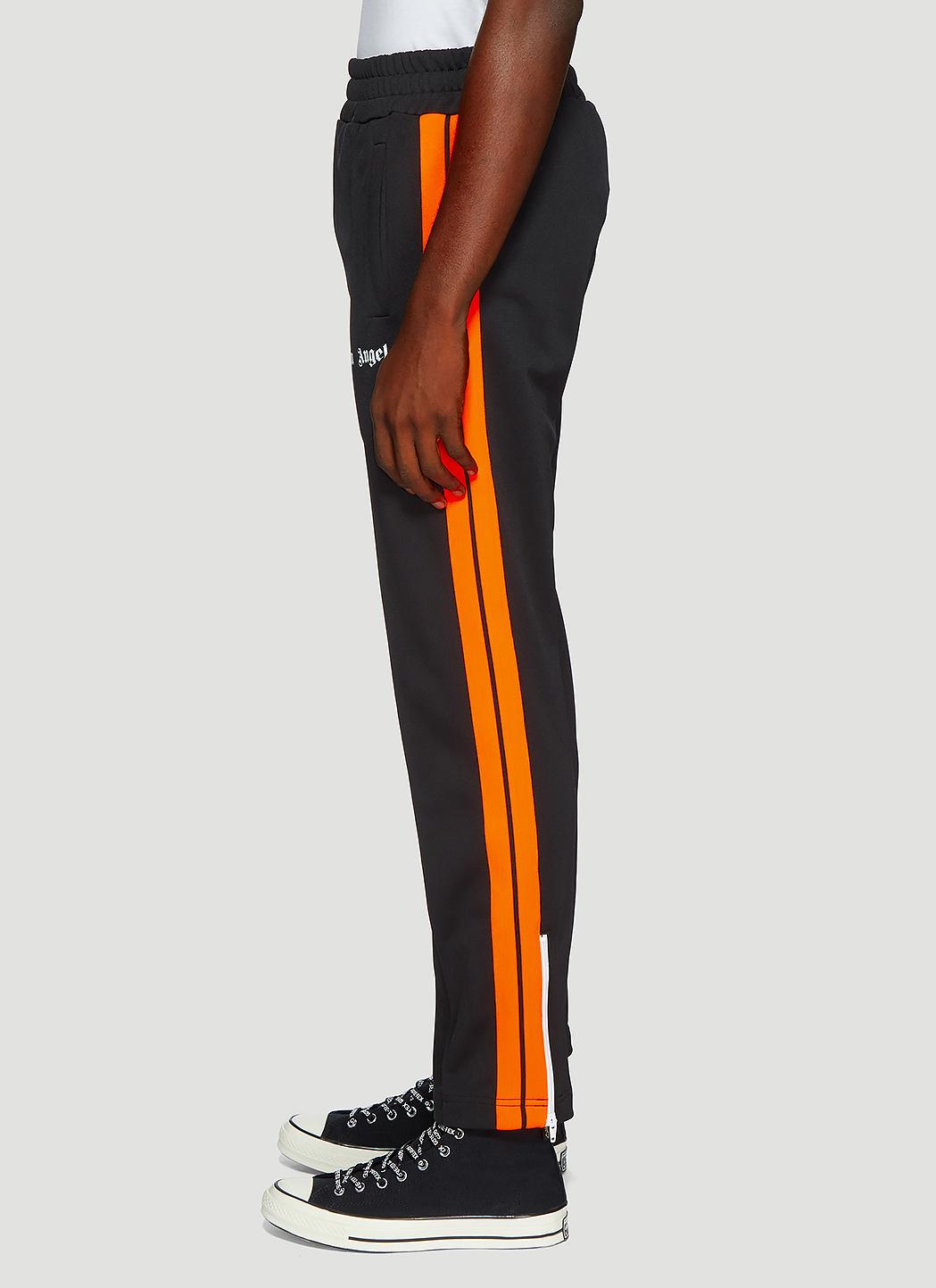 palm angels black and orange tracksuit