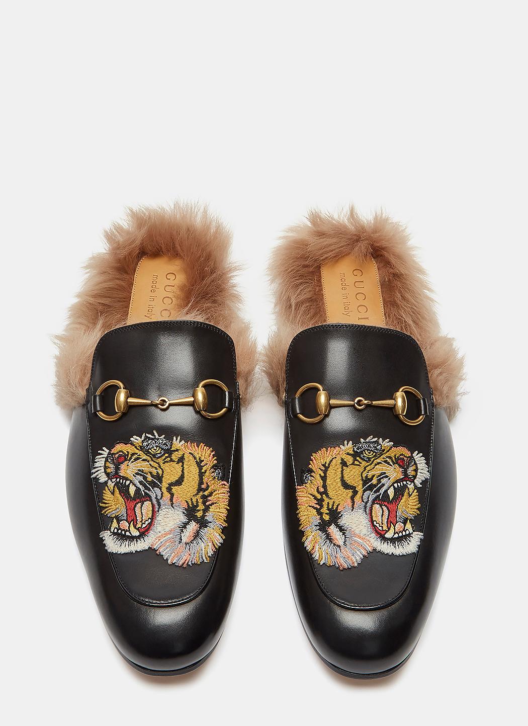 gucci lion loafers