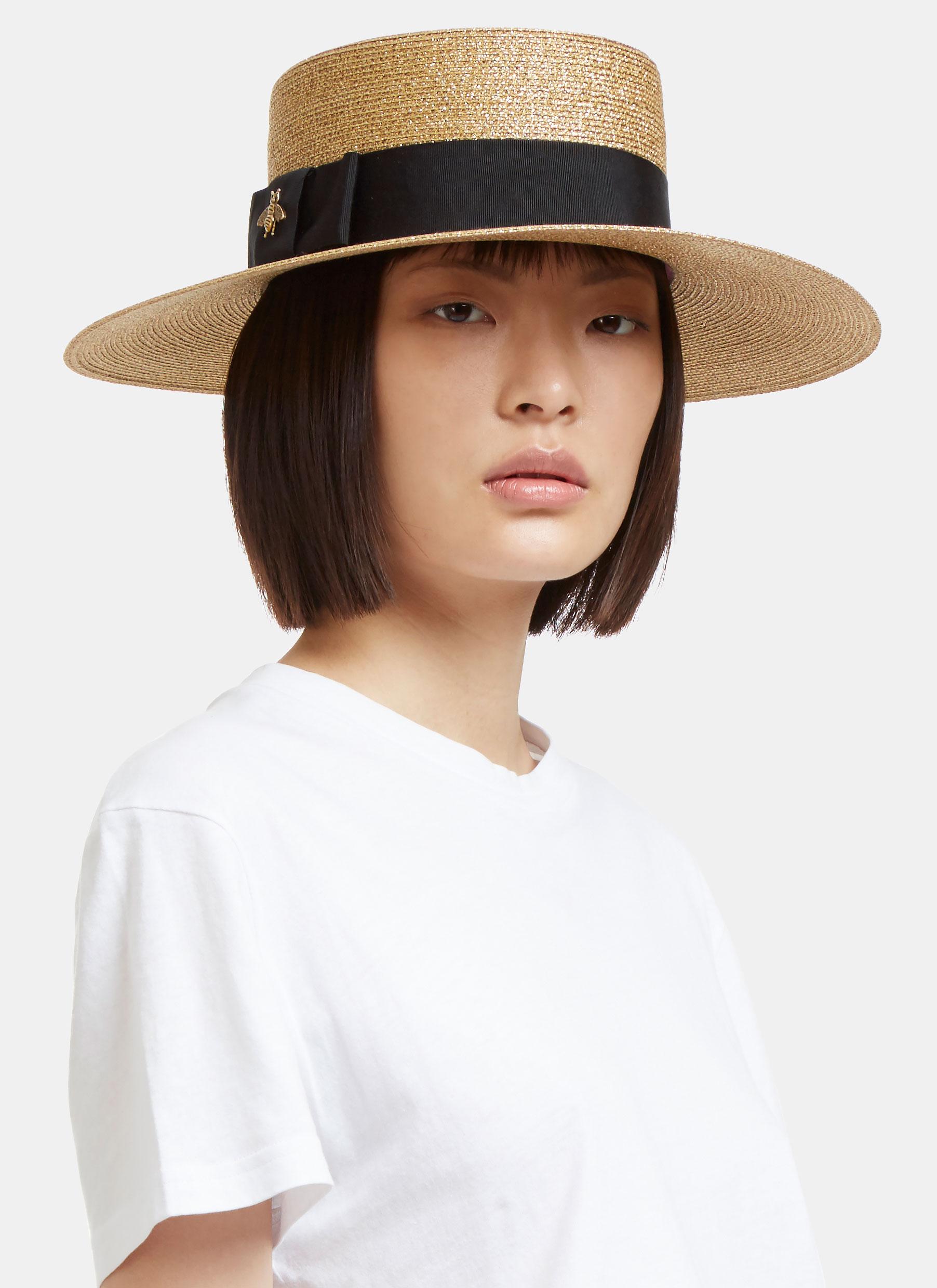 gucci lurex papier hat