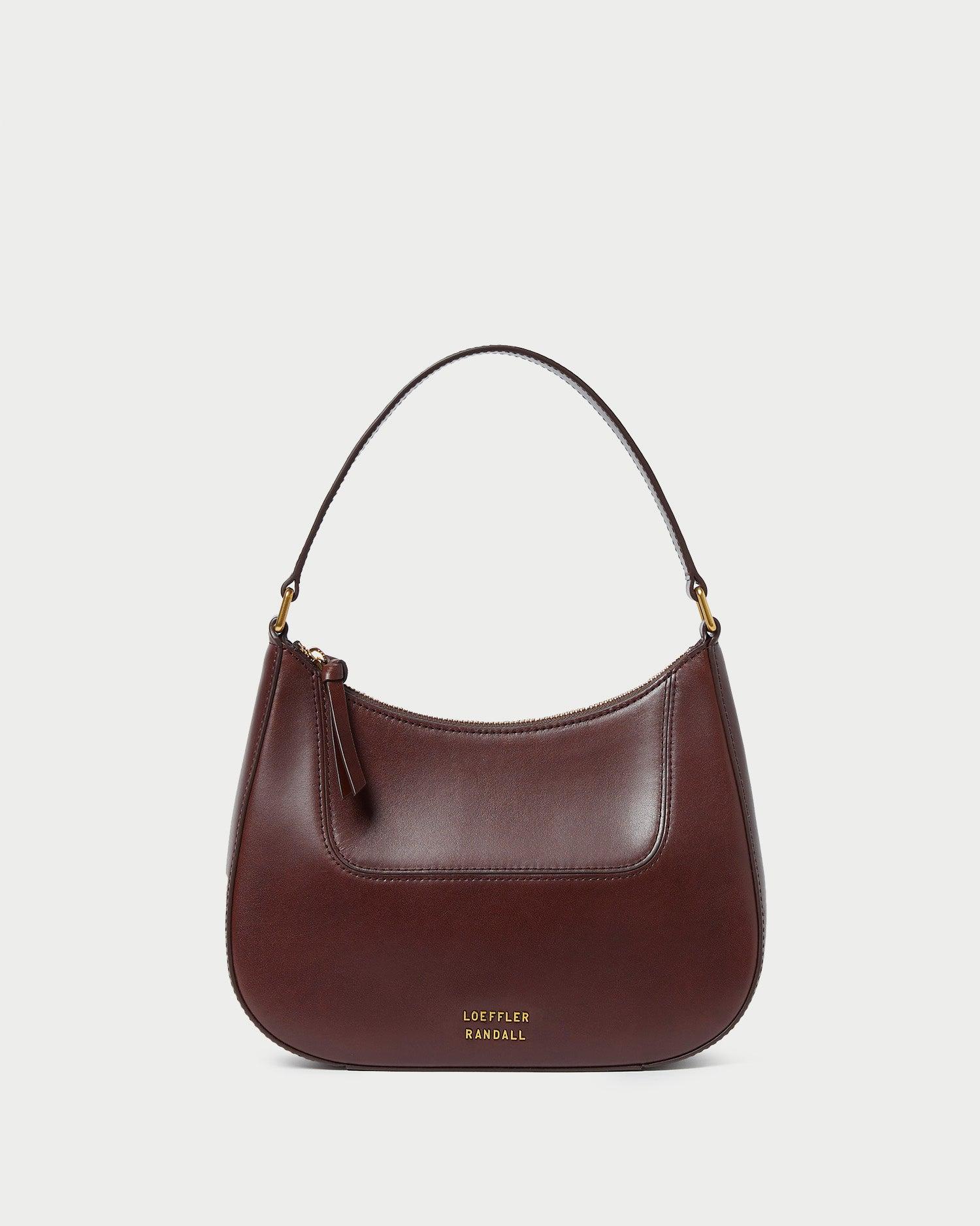 Loeffler Randall Greta Espresso Round Shoulder Bag in Brown Lyst
