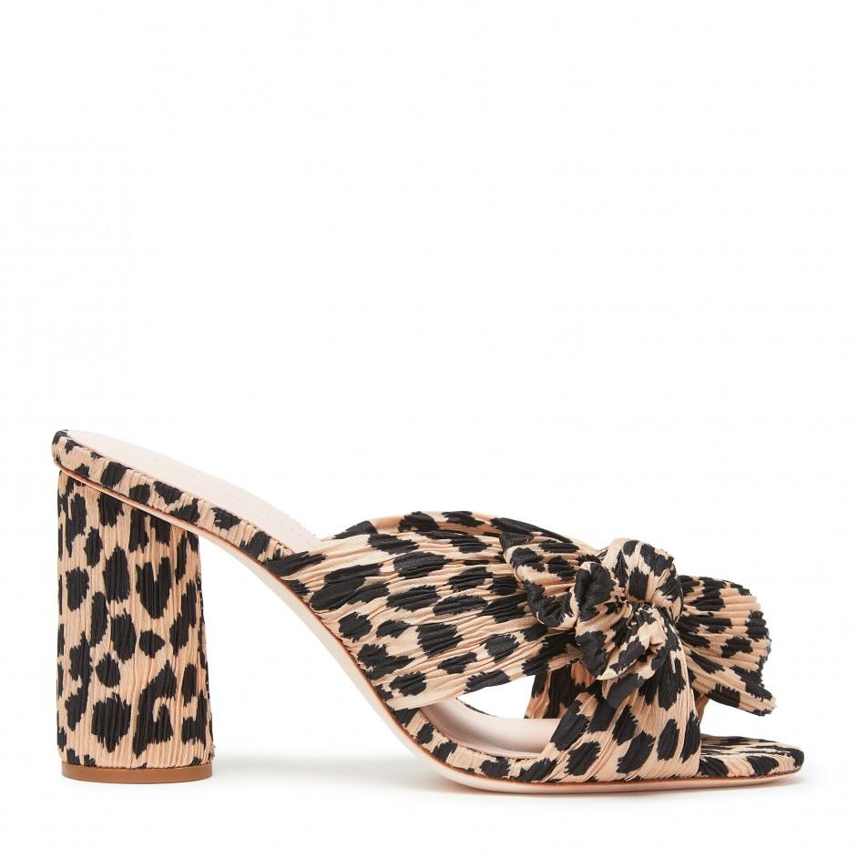 mule leopard shoes
